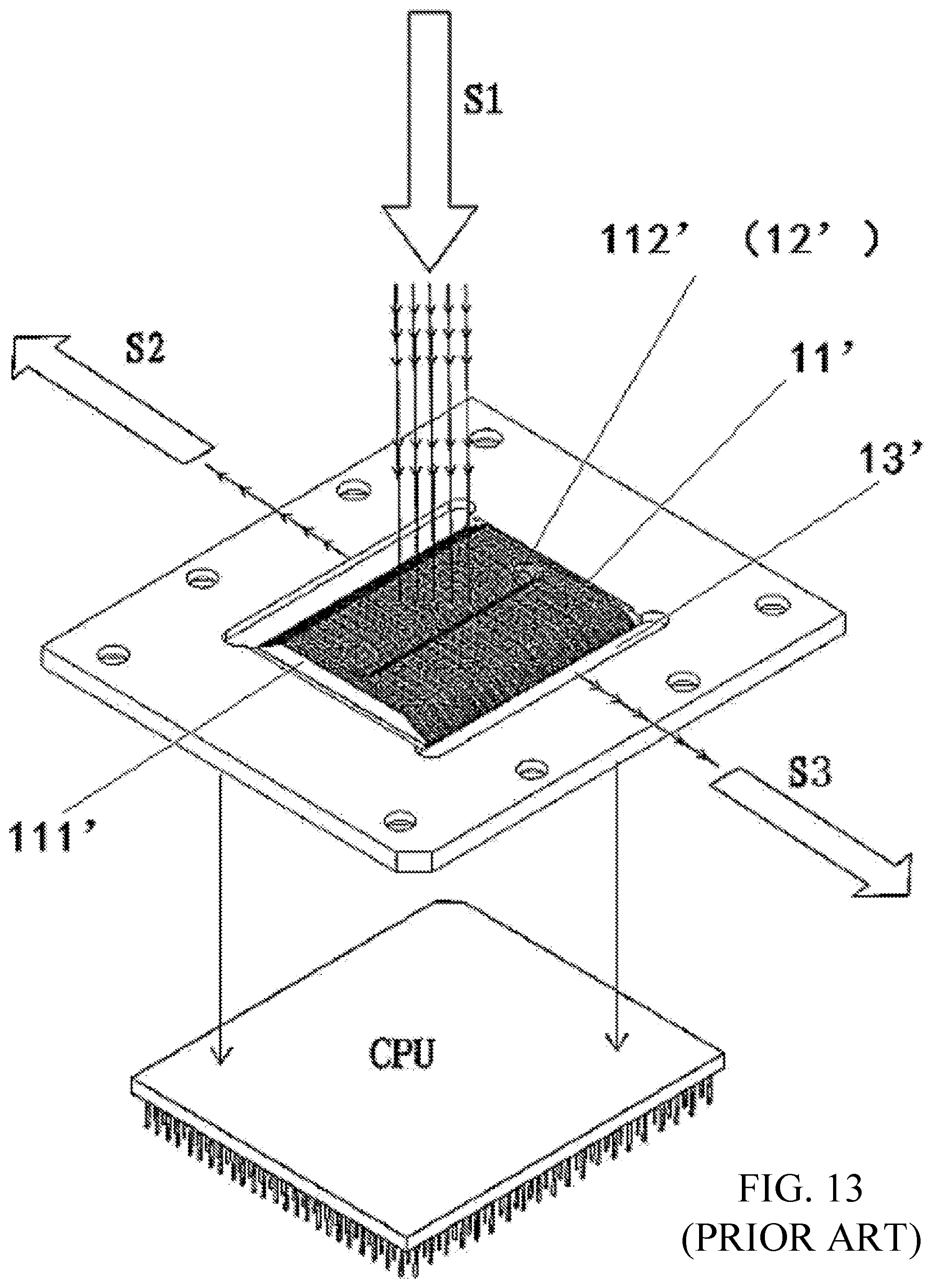 Patent US12422199 Figure 13 – Multi-channel liquid cooling radiator