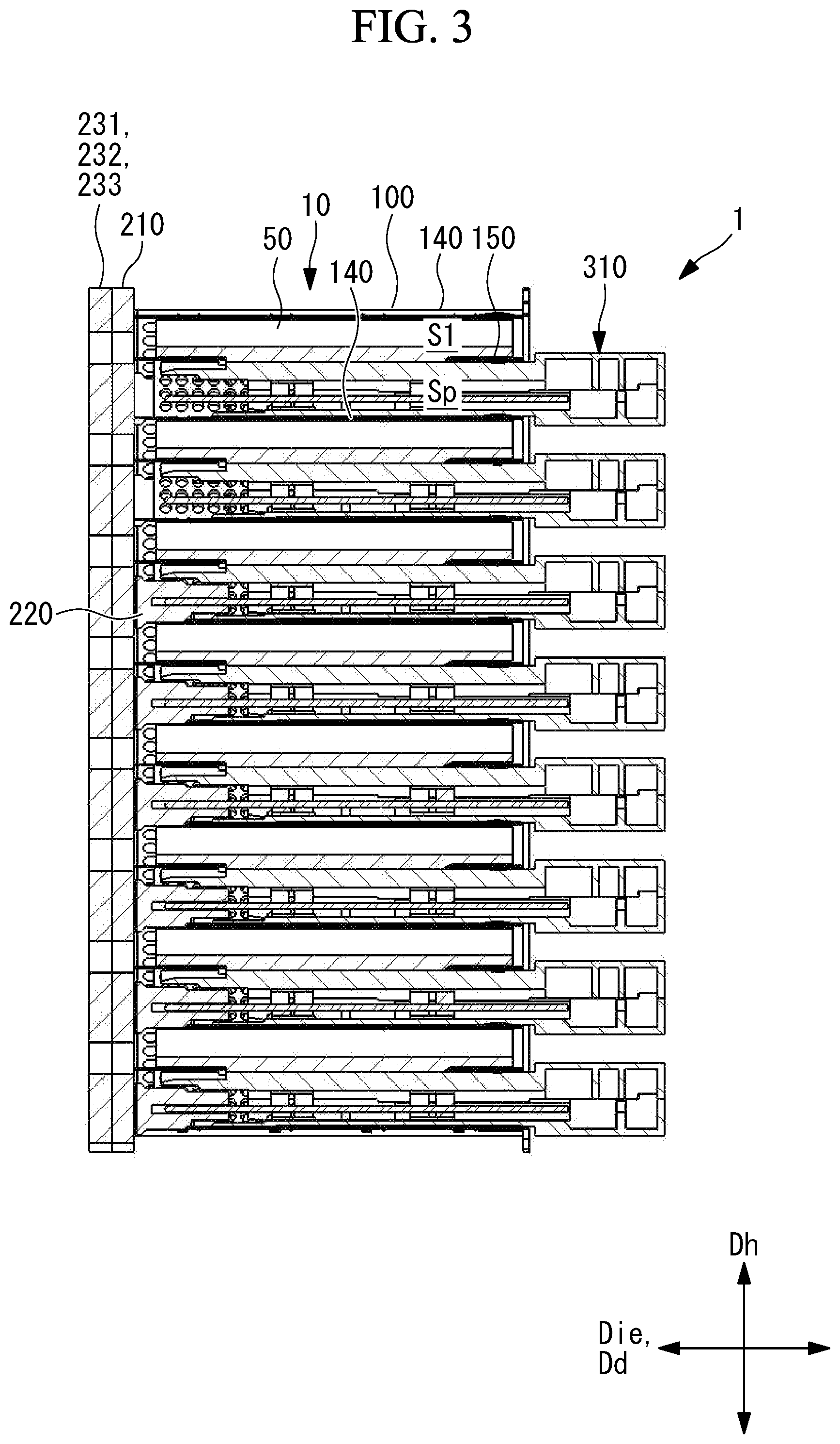 Patent US12422200 Figure 3 – Cage assembly and receptacle assembly