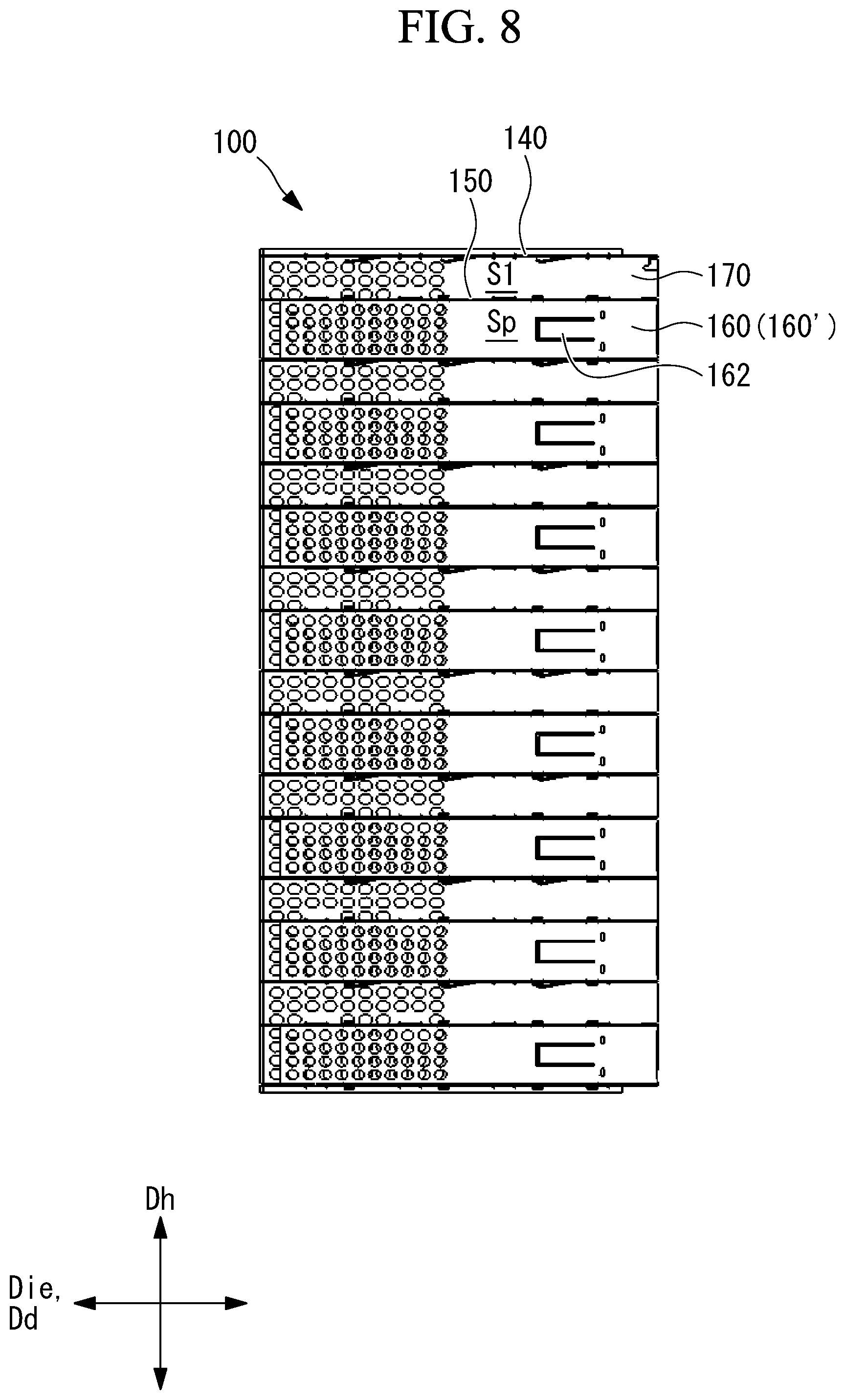 Patent US12422200 Figure 8 – Cage assembly and receptacle assembly