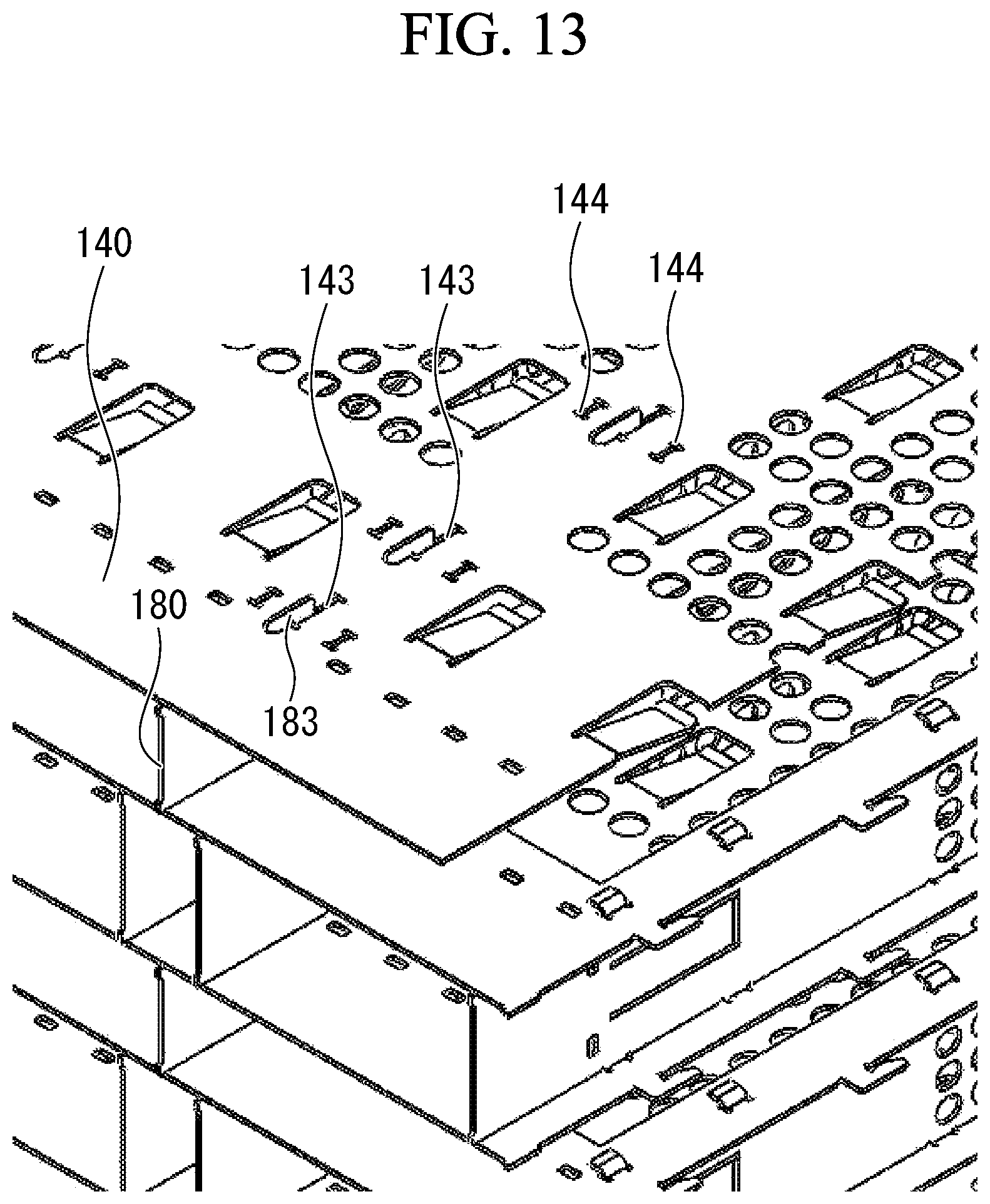 Patent US12422200 Figure 13 – Cage assembly and receptacle assembly