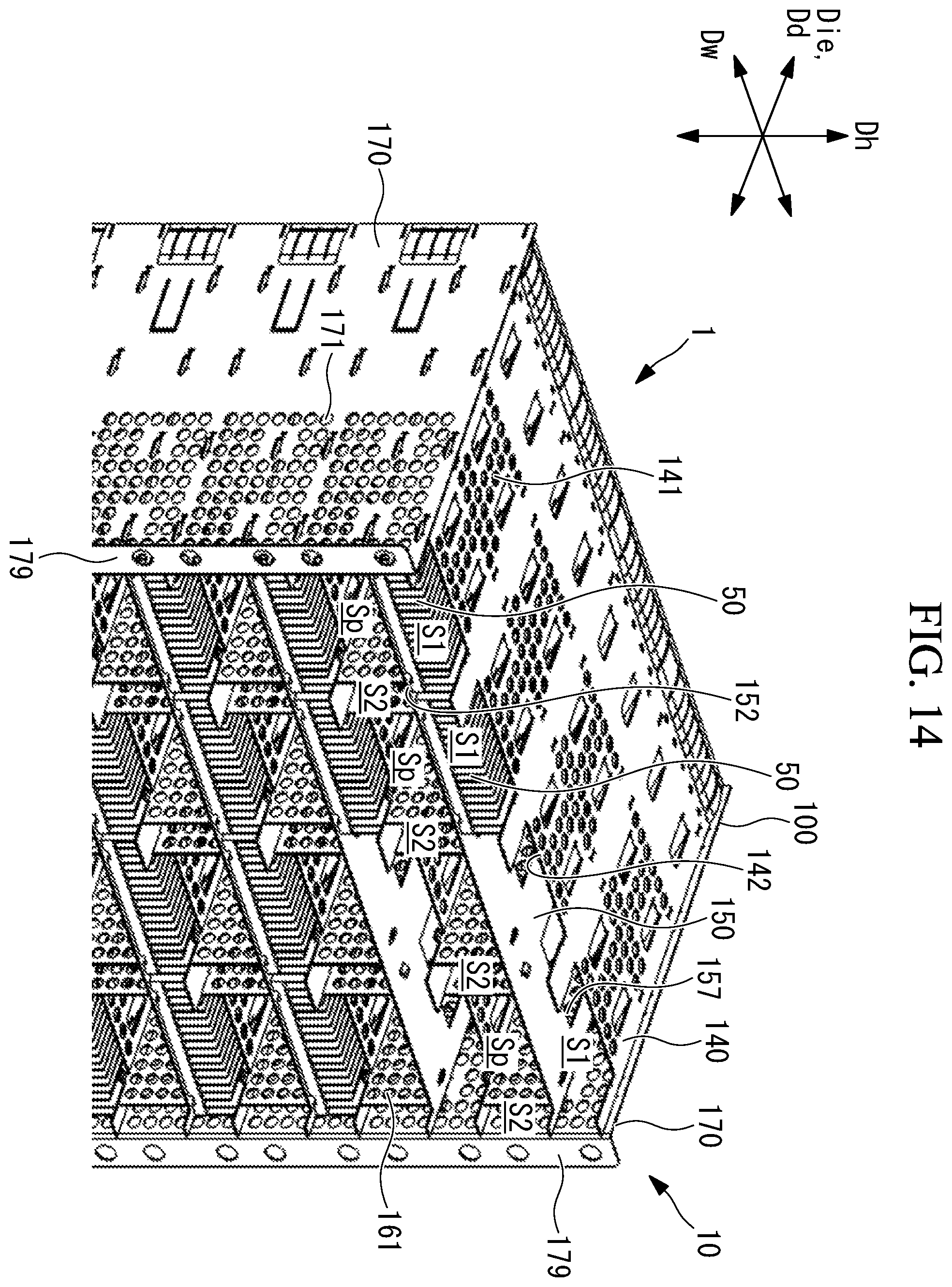 Patent US12422200 Figure 14 – Cage assembly and receptacle assembly