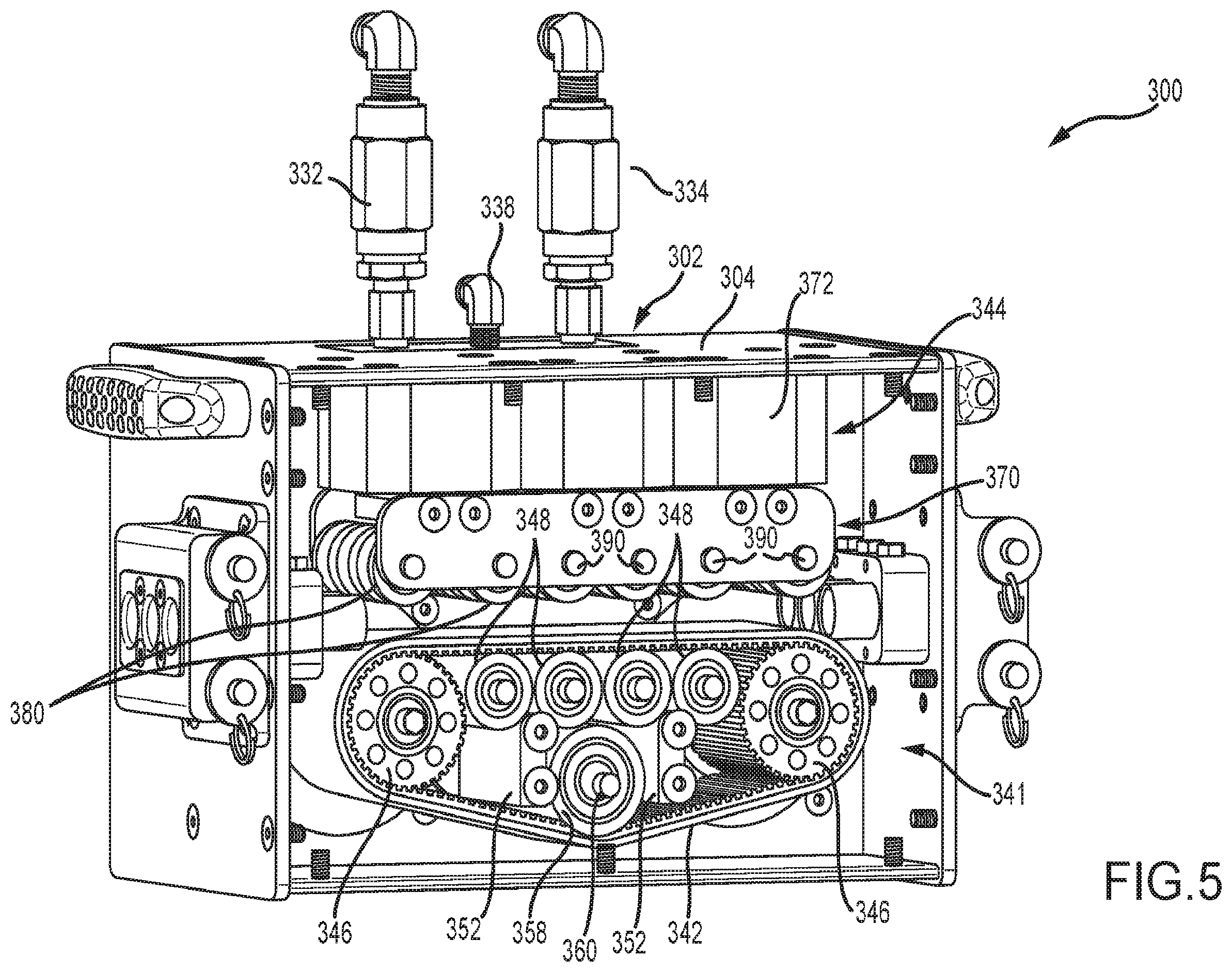 Patent US12422203 Figure 5 – Flexible lance drive apparatus with autostroke function