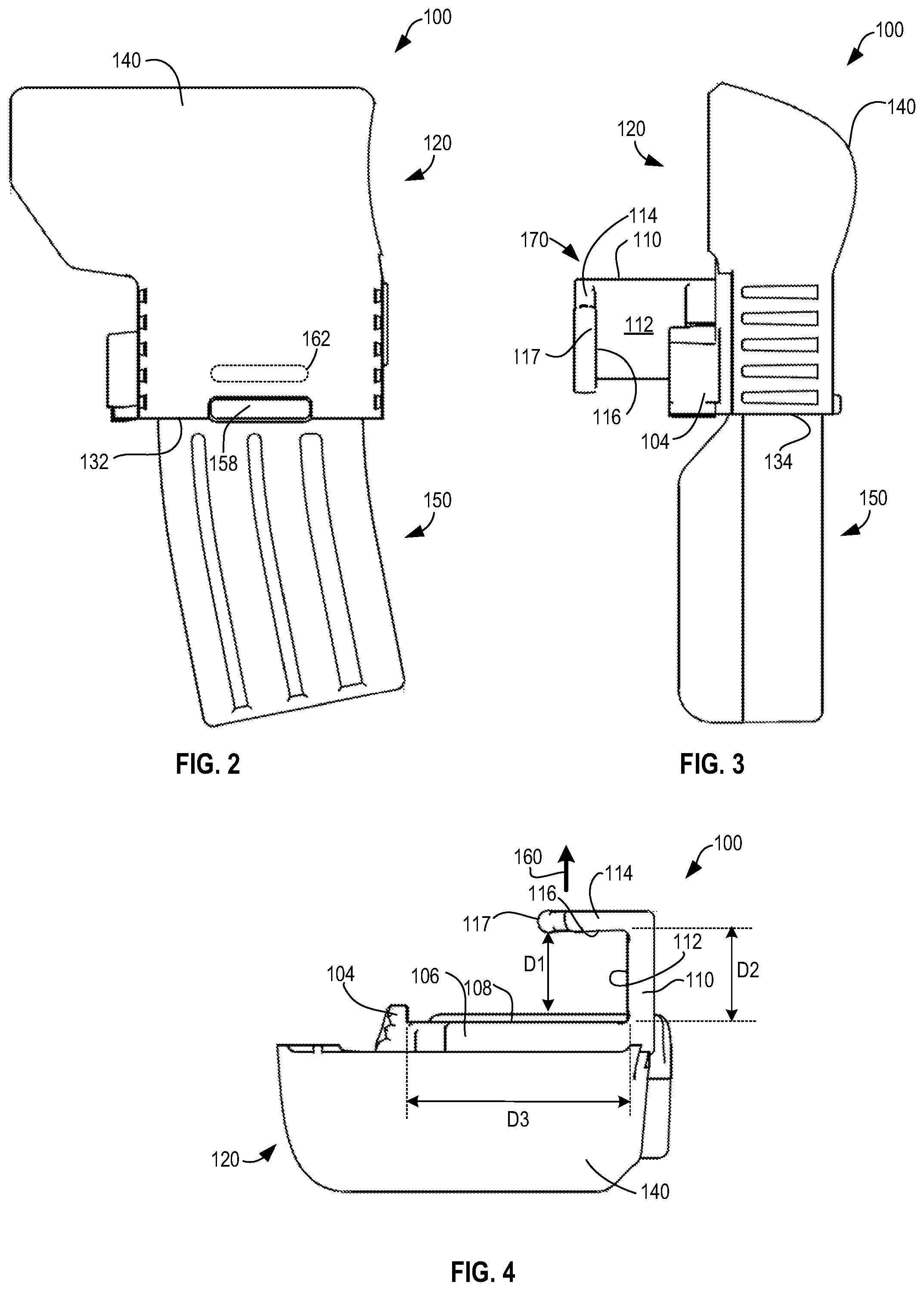 Patent US12422204 Figure 2 – Configurable firearm shell casing catching system