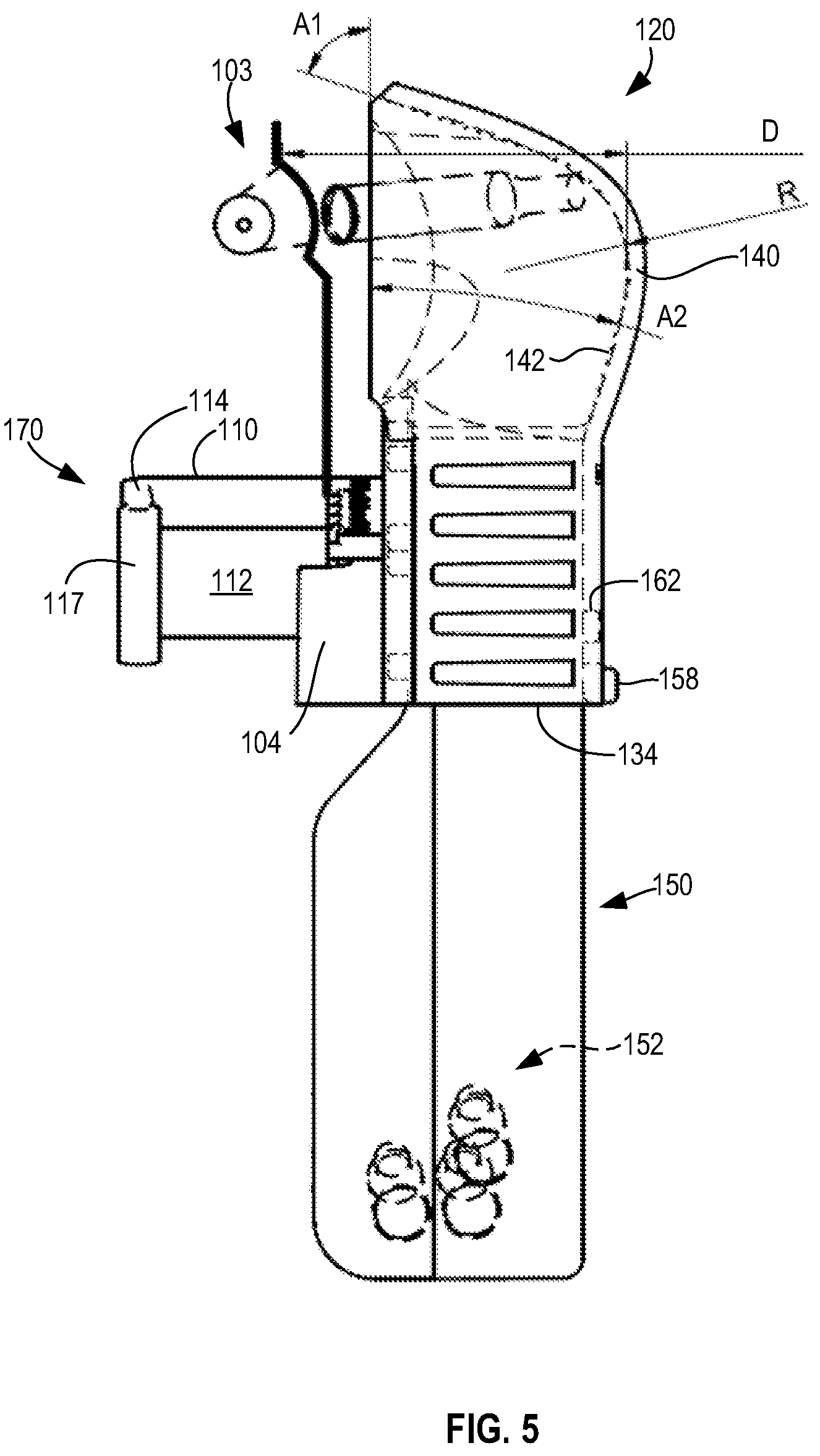 Patent US12422204 Figure 3 – Configurable firearm shell casing catching system