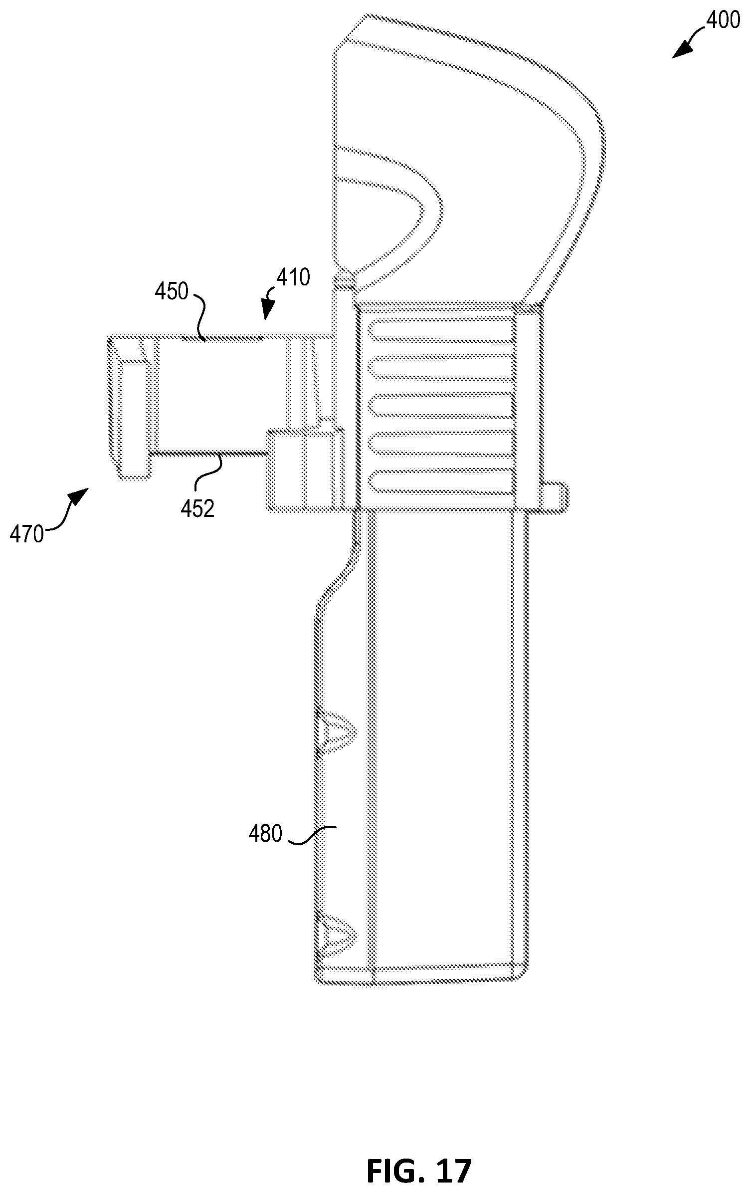 Patent US12422204 Figure 11 – Configurable firearm shell casing catching system