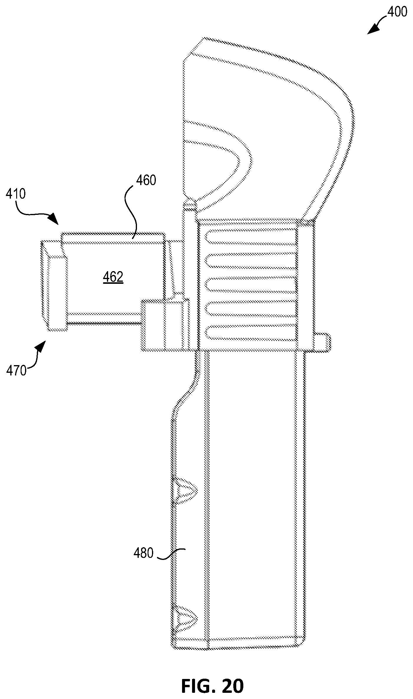 Patent US12422204 Figure 14 – Configurable firearm shell casing catching system