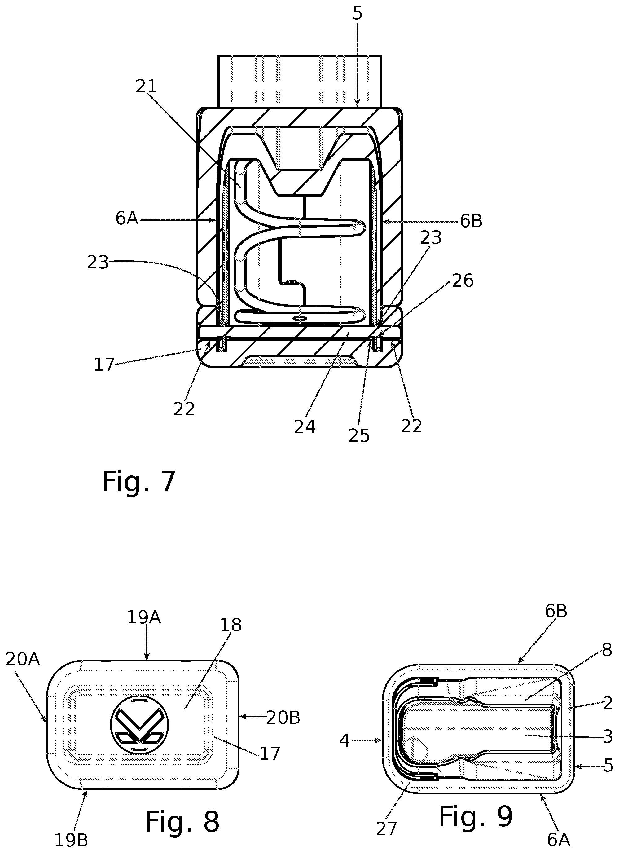 Patent US12422205 Figure 6 – Firearm magazine