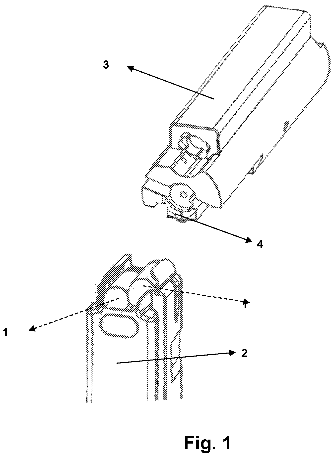 Patent US12422206 Figure 1 – Ammunition feeding system