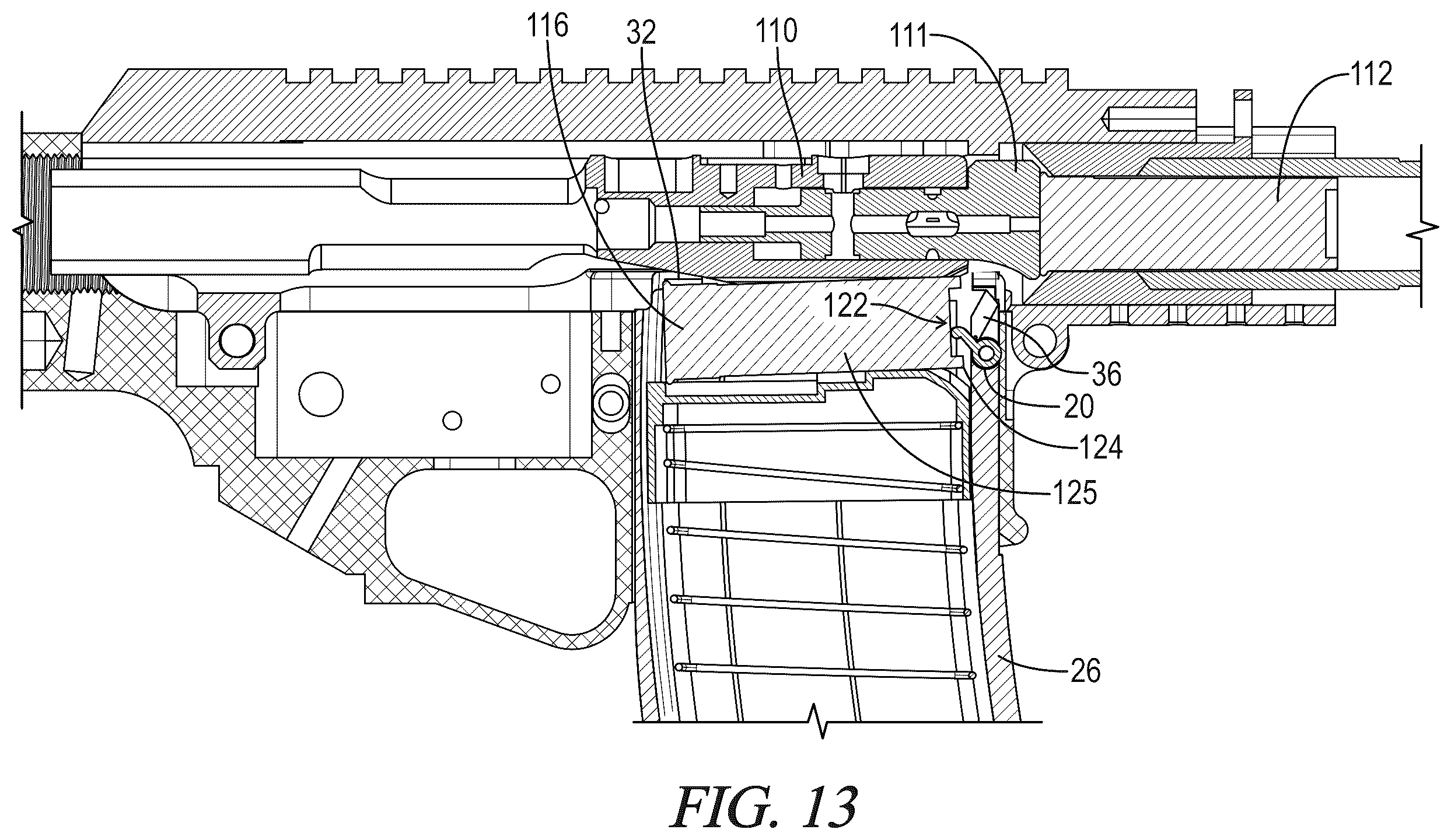 Patent US12422207 Figure 8 – Detachable ammunition magazine