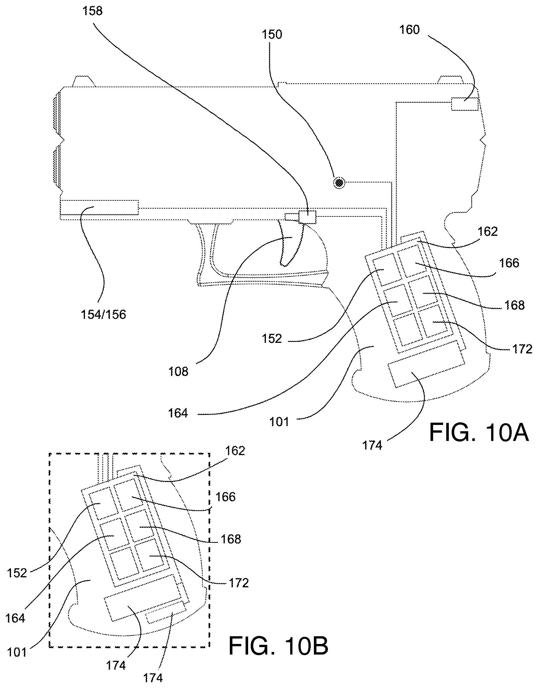Patent US12422208 Figure 10 – Single-use firearm and personal defense system with electronically integrated tracking system