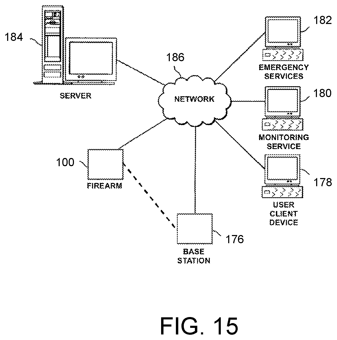 Patent US12422208 Figure 15 – Single-use firearm and personal defense system with electronically integrated tracking system