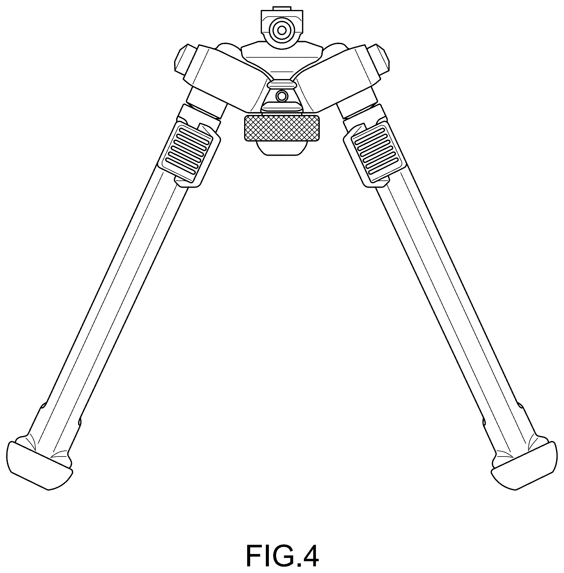 Patent US12422209 Figure 4 – Firearm bipod