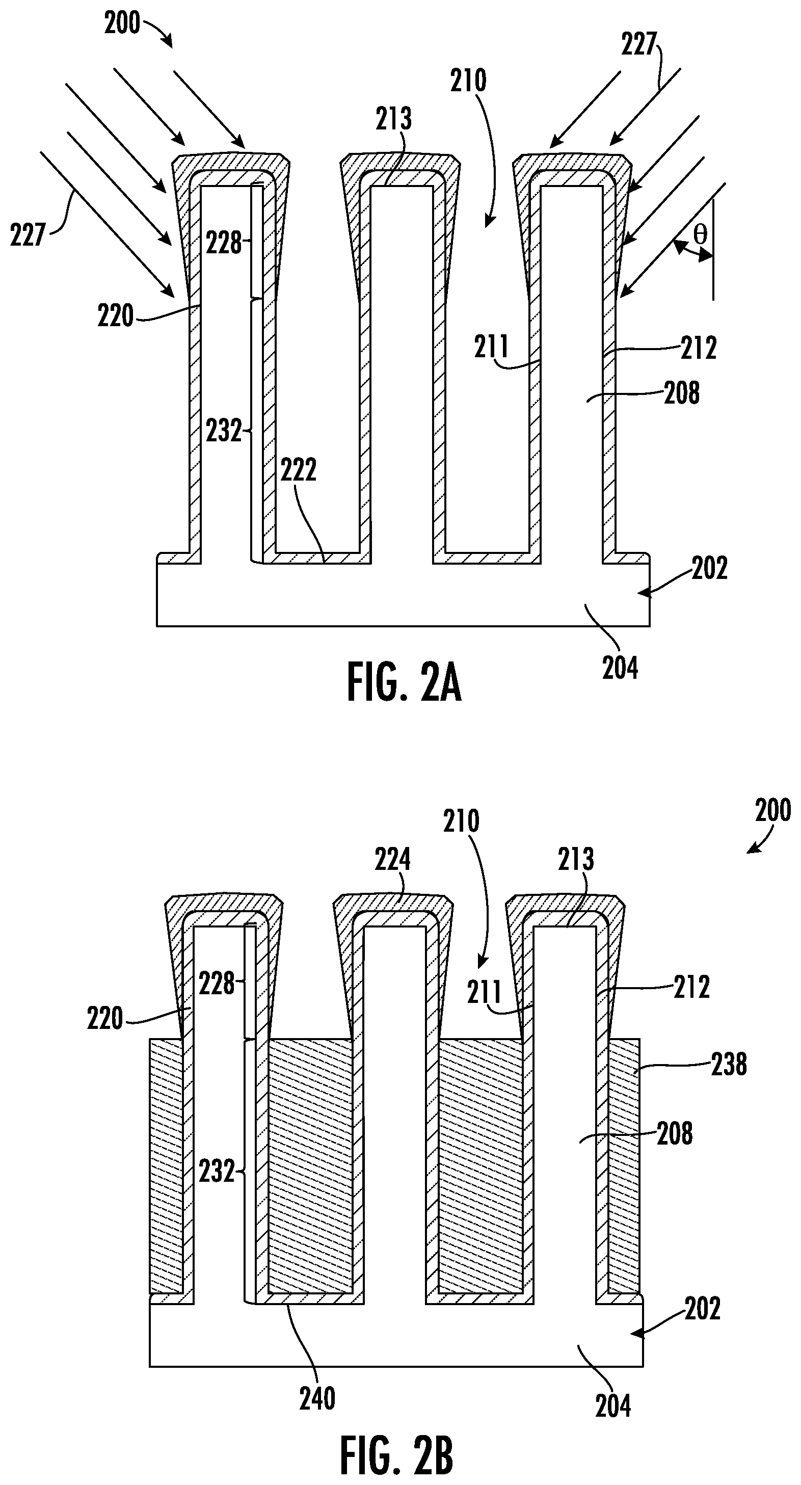 Patent US12422210 Figure 4 – Techniques and device structures based upon directional dielectric deposition and bottom-up fill