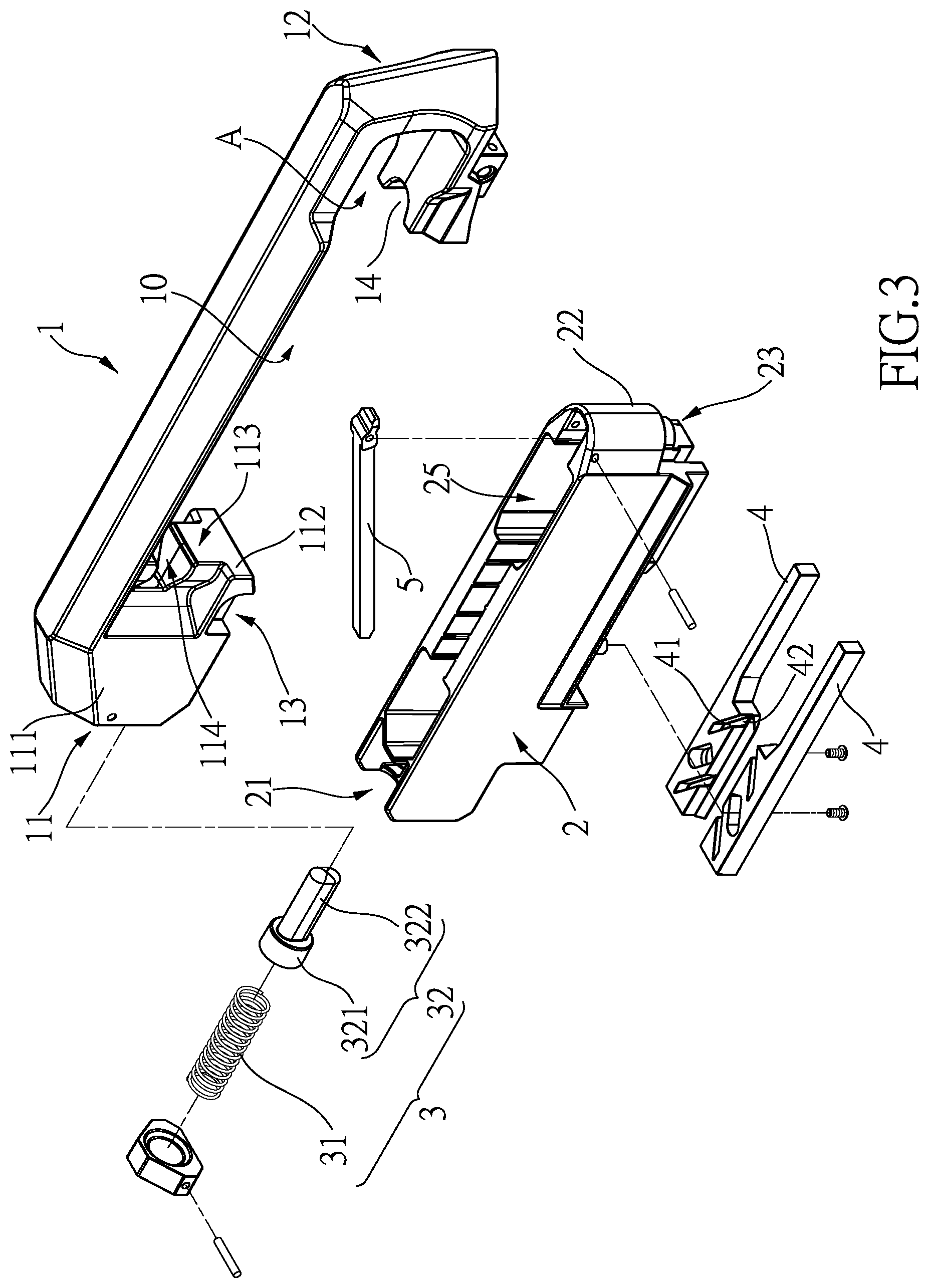 Patent US12422213 Figure 4 – Arrow magazine replacing device