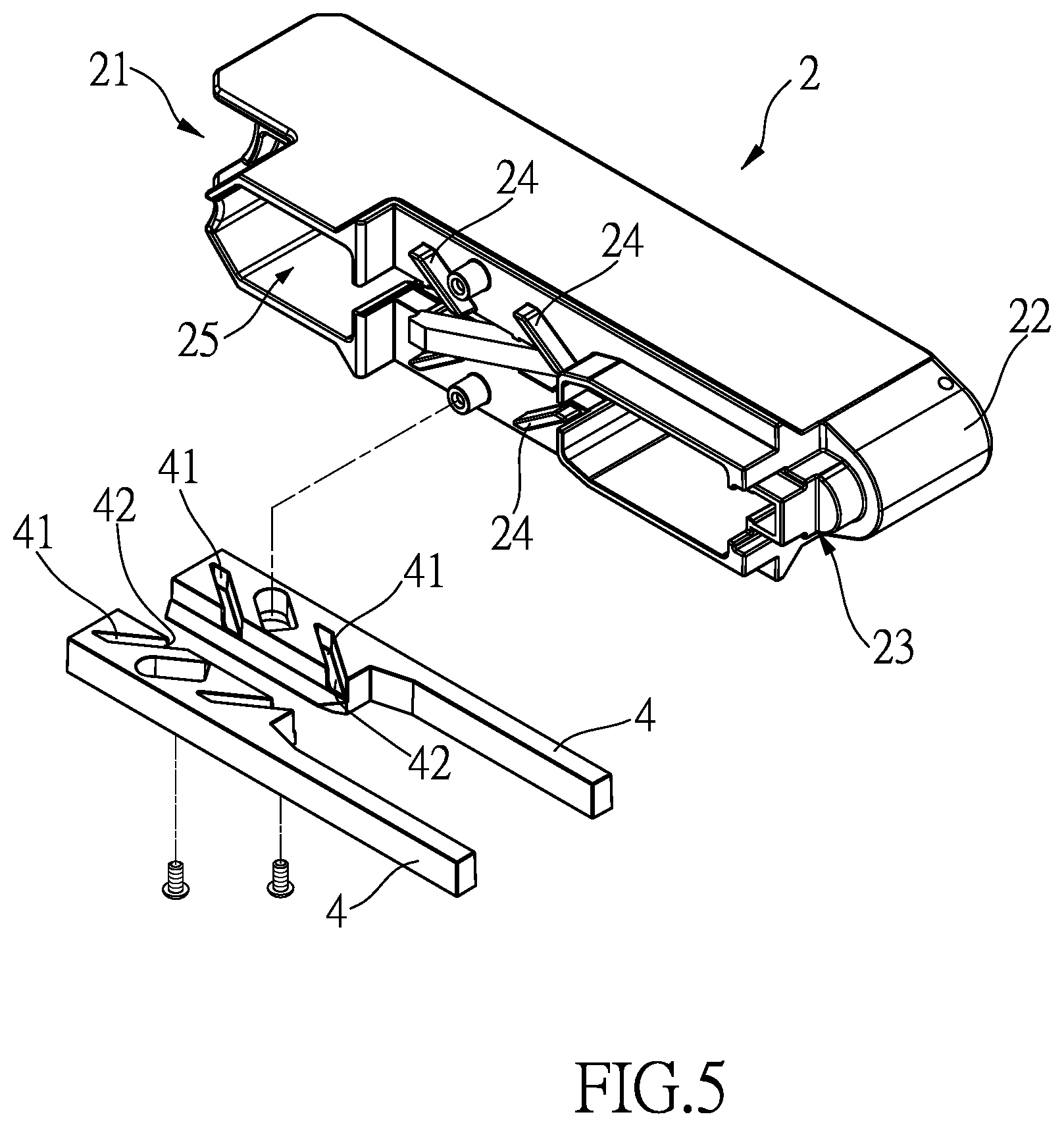 Patent US12422213 Figure 6 – Arrow magazine replacing device