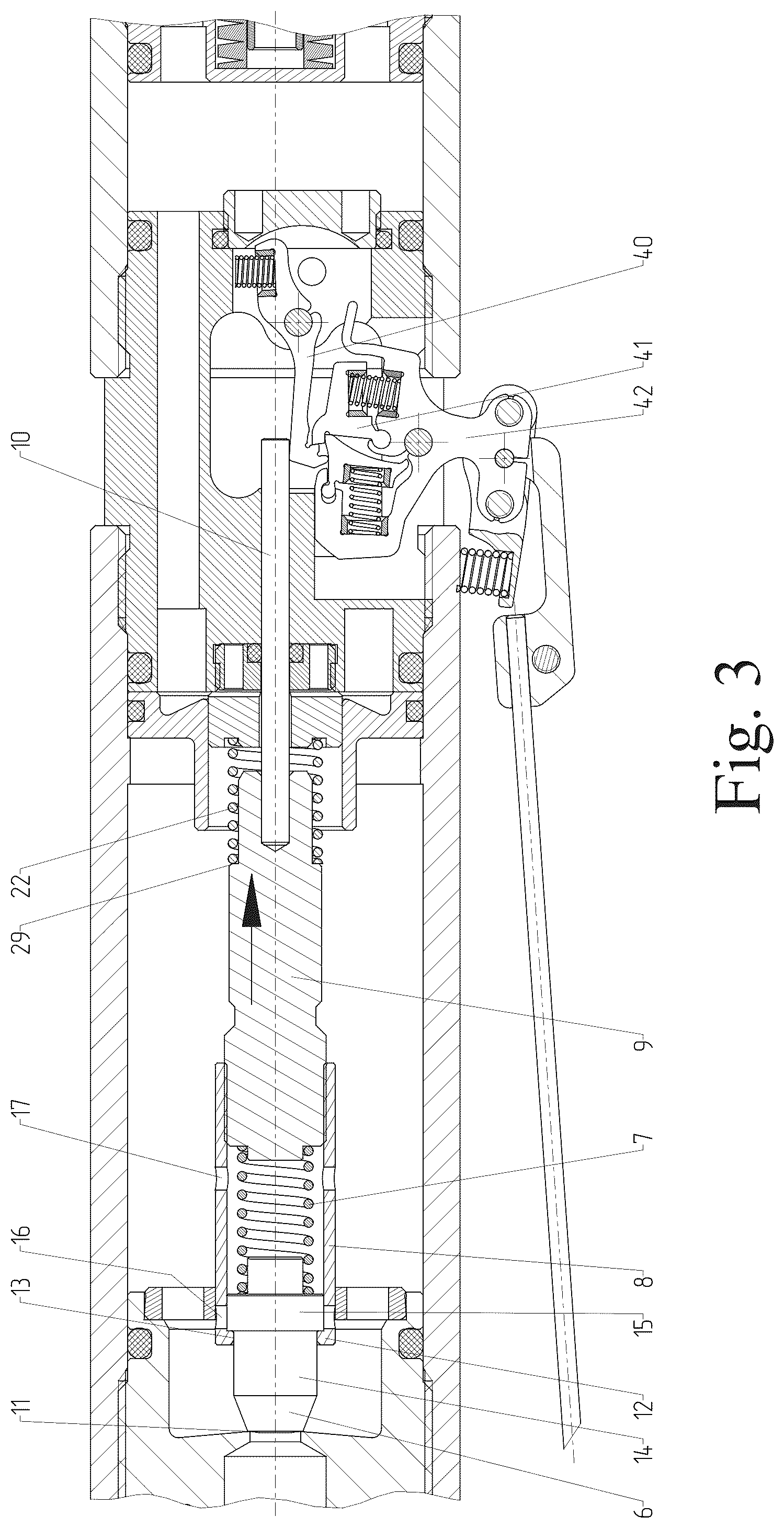 Patent US12422215 Figure 3 – Compressed gas supply device of an air rifle