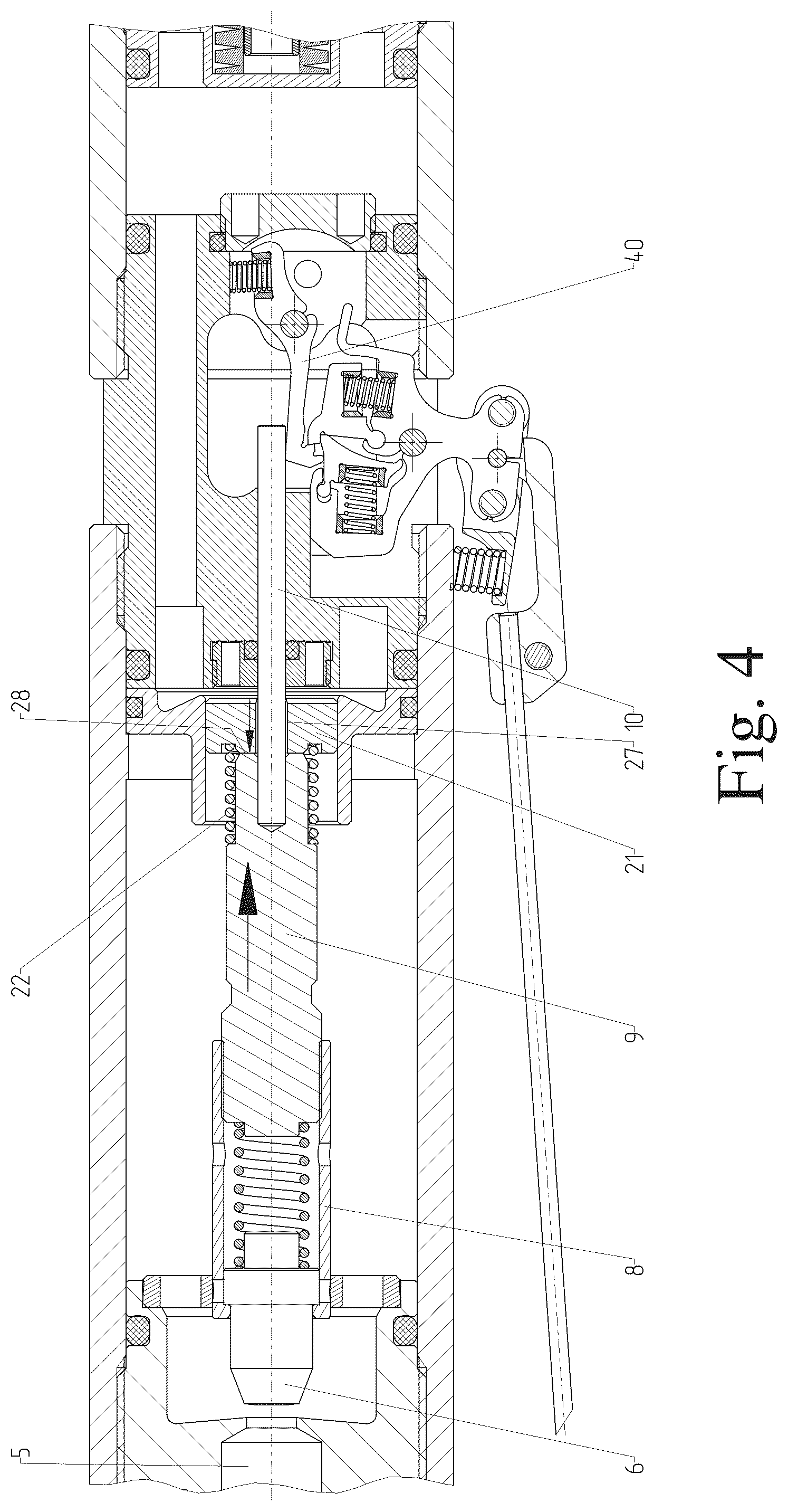 Patent US12422215 Figure 4 – Compressed gas supply device of an air rifle