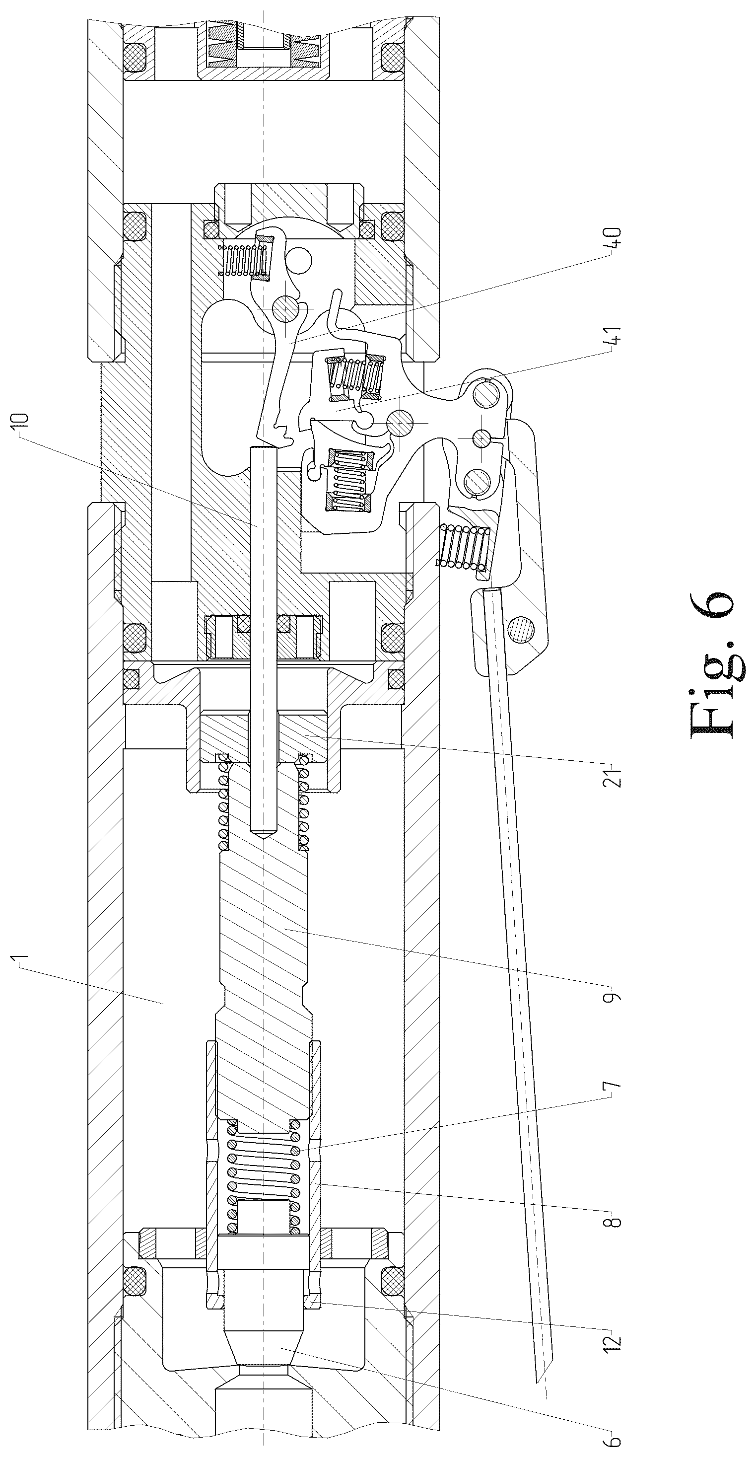 Patent US12422215 Figure 6 – Compressed gas supply device of an air rifle