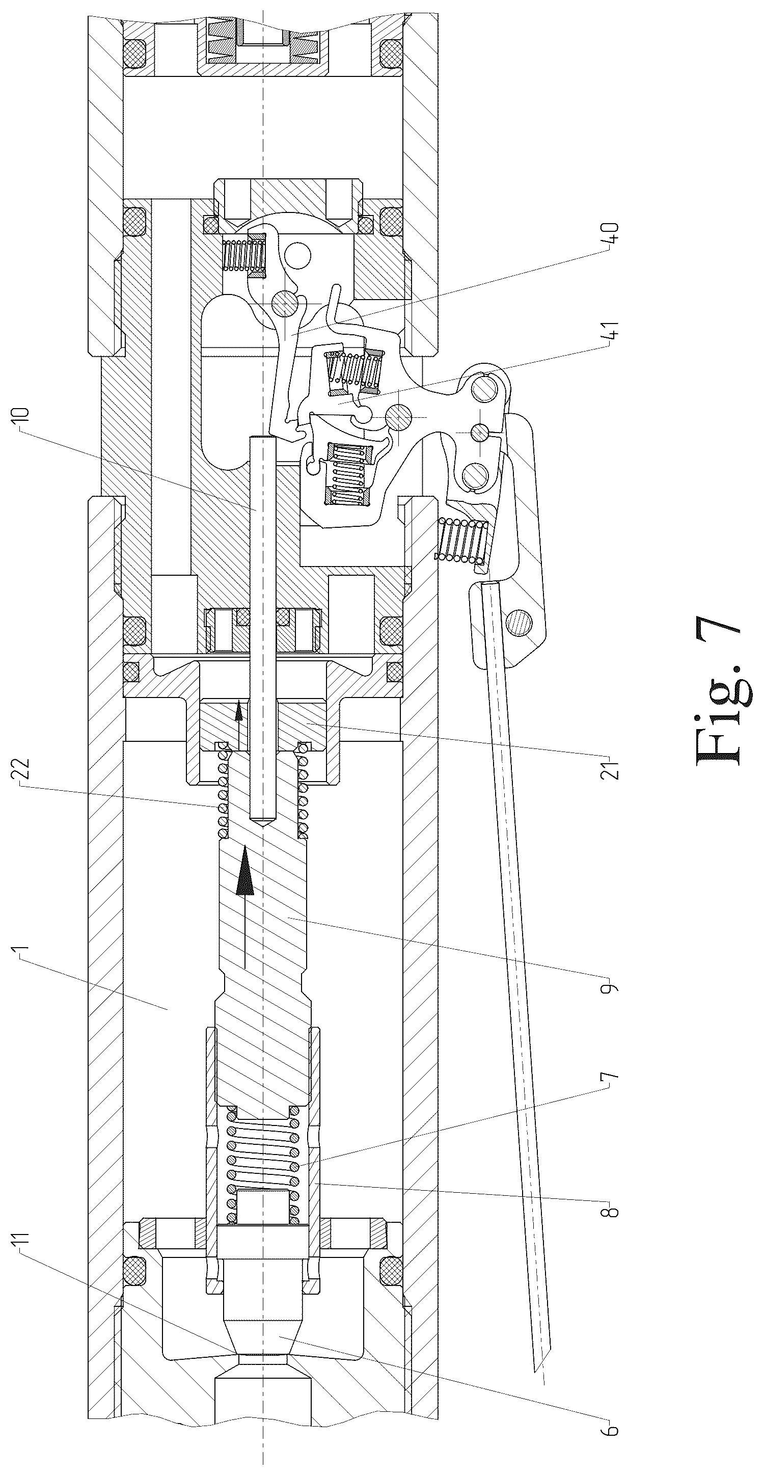 Patent US12422215 Figure 7 – Compressed gas supply device of an air rifle