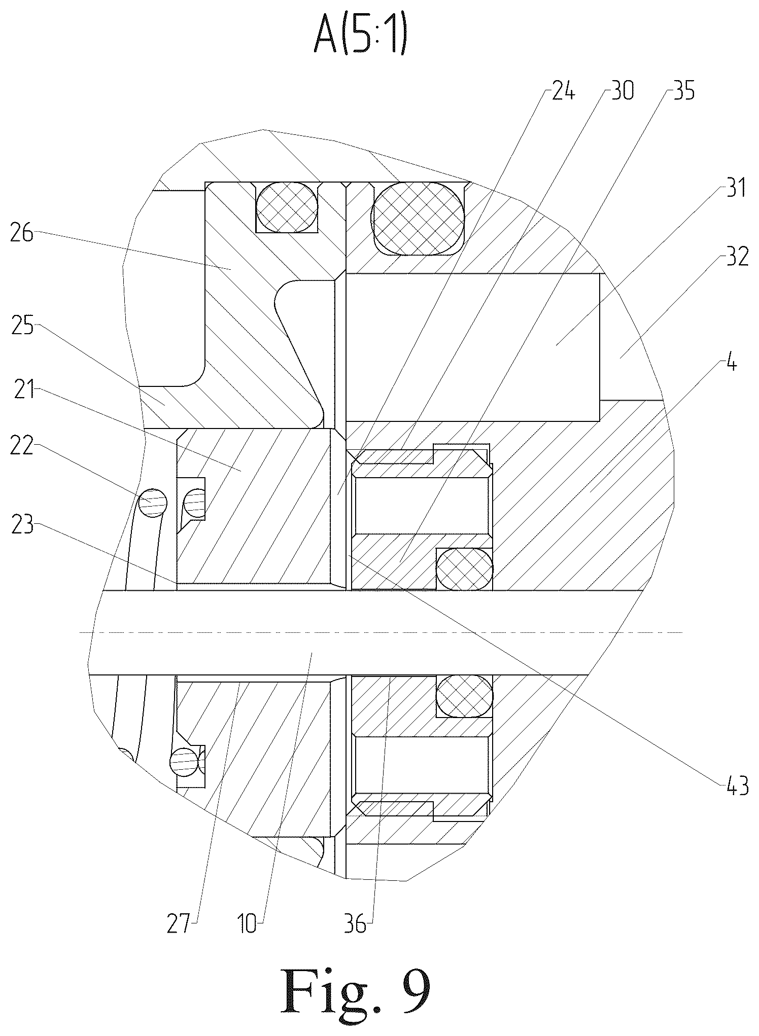 Patent US12422215 Figure 9 – Compressed gas supply device of an air rifle