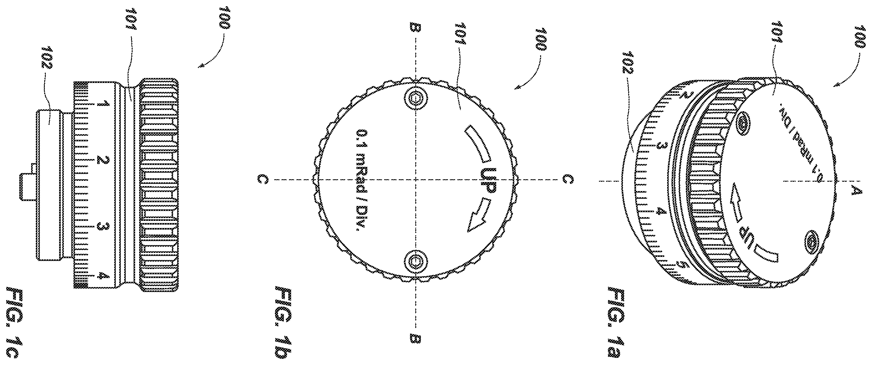 Patent US12422219 Figure 1 – Auto locking turret