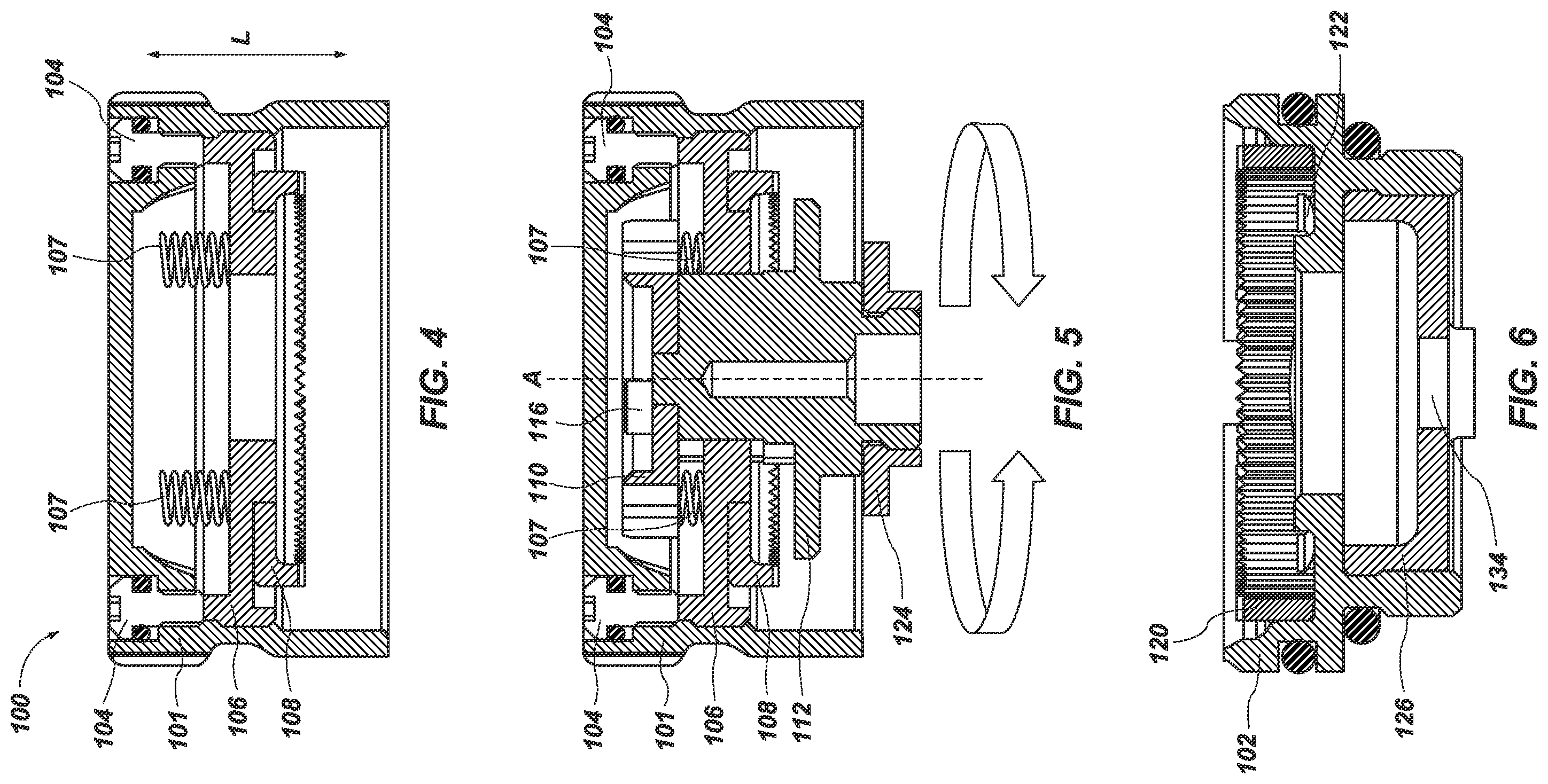 Patent US12422219 Figure 4 – Auto locking turret