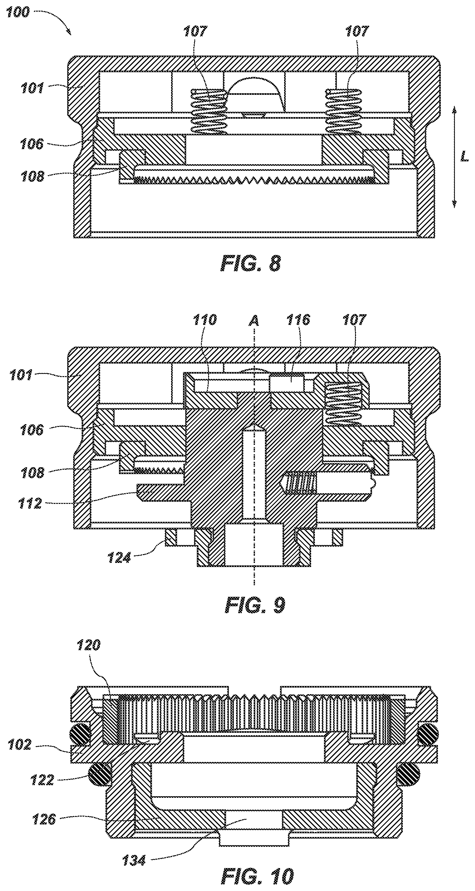Patent US12422219 Figure 6 – Auto locking turret