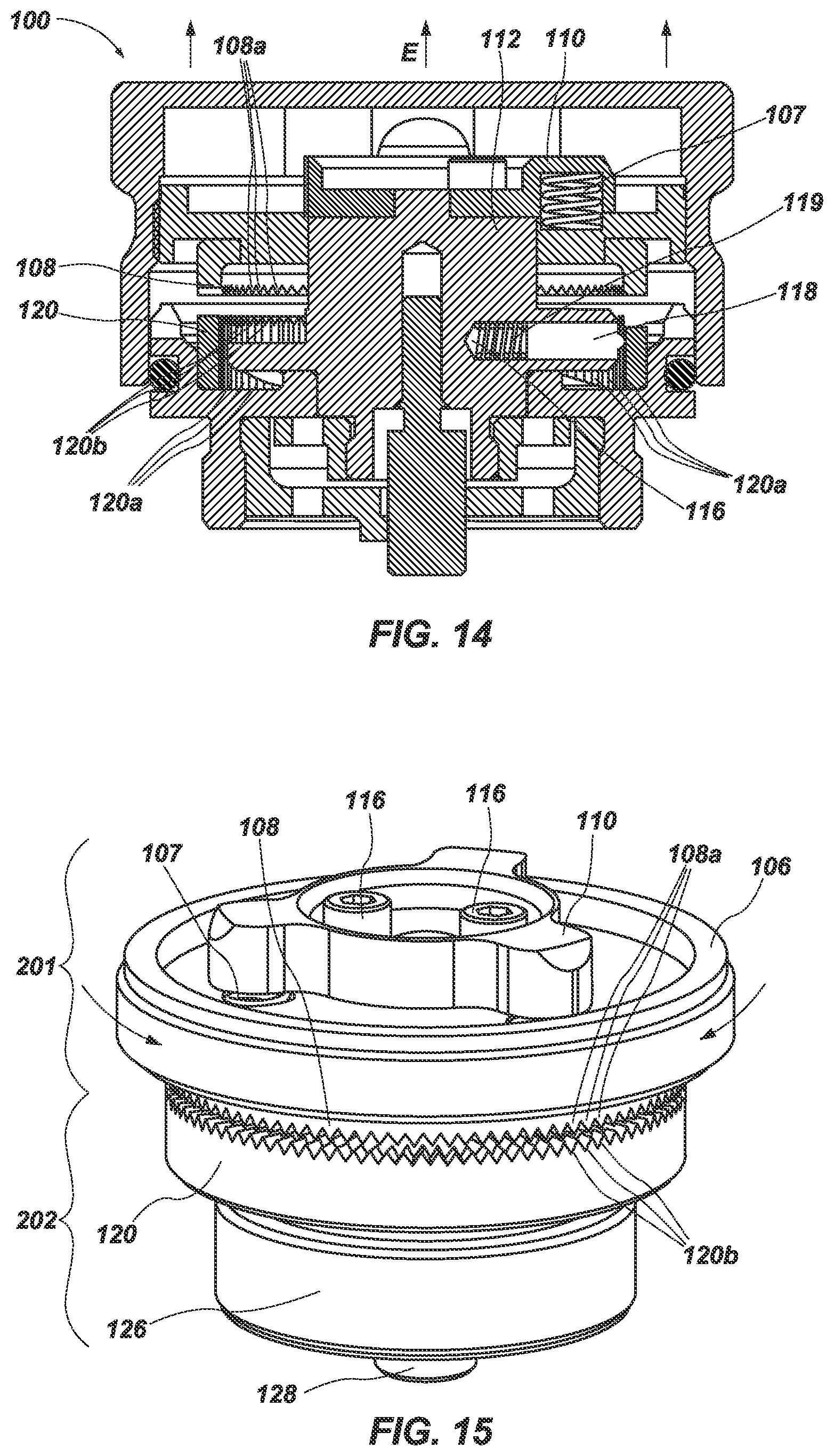 Patent US12422219 Figure 9 – Auto locking turret