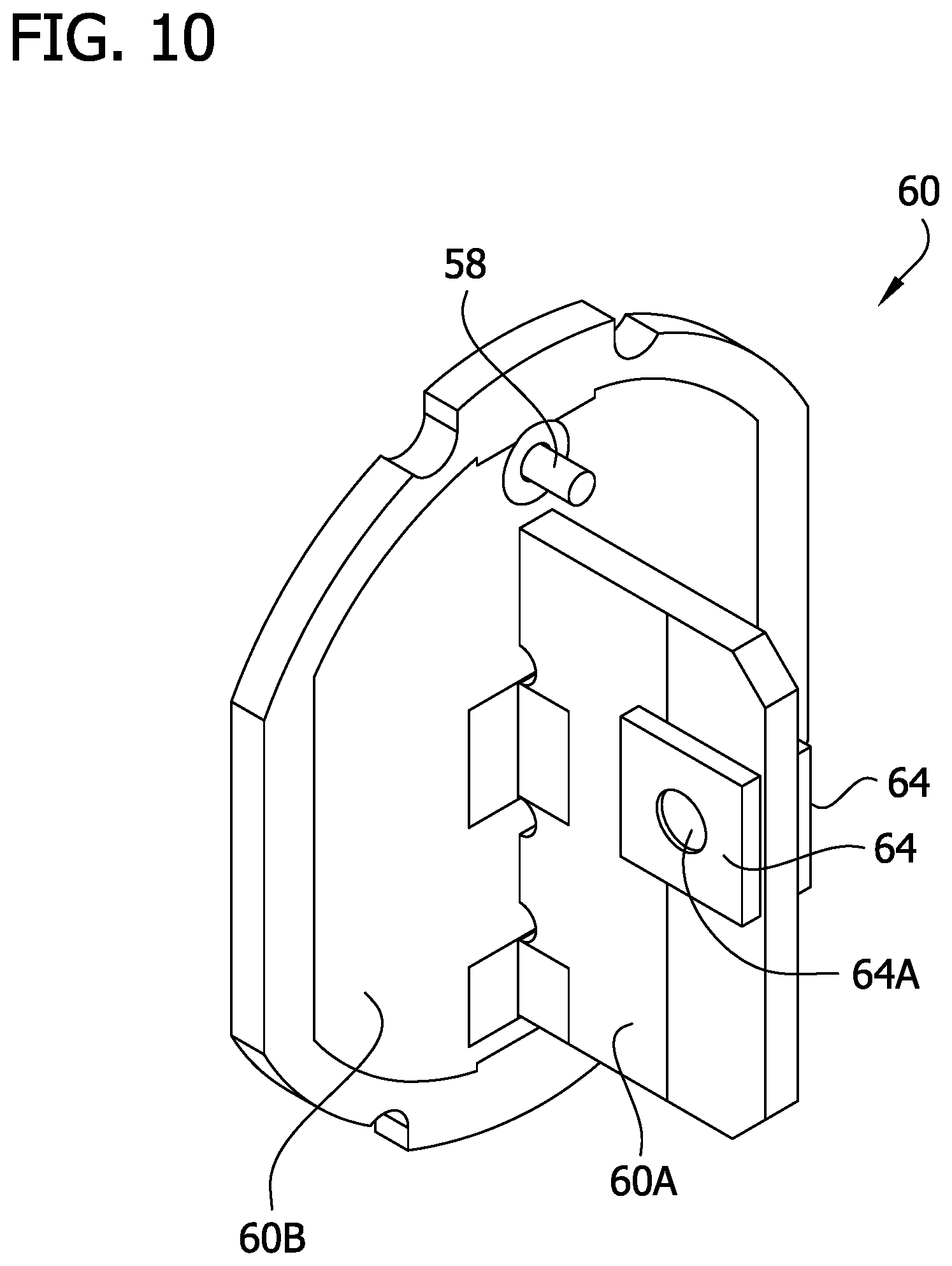 Patent US12422220 Figure 10 – Electronic firearm accessory with light source