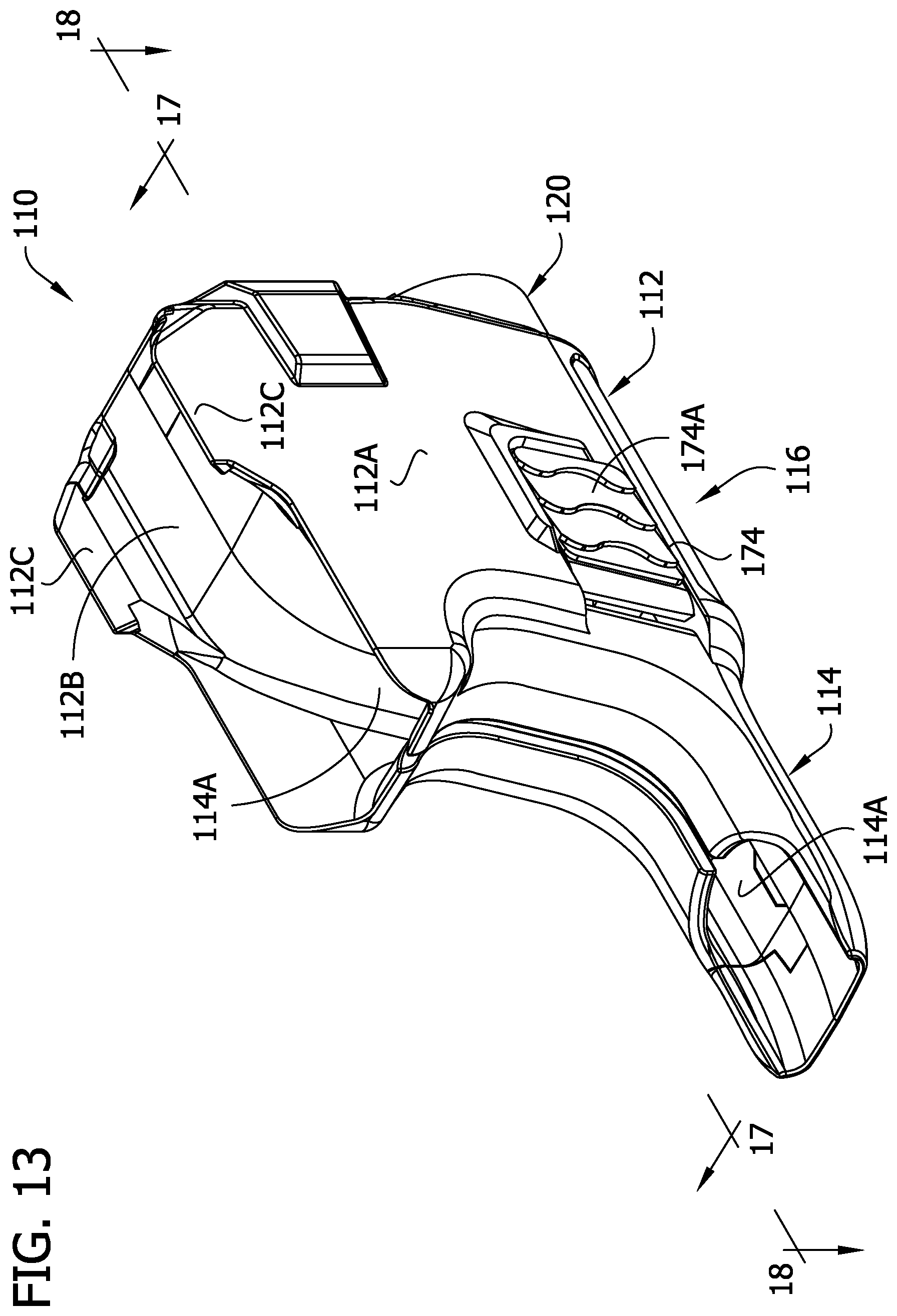 Patent US12422220 Figure 13 – Electronic firearm accessory with light source
