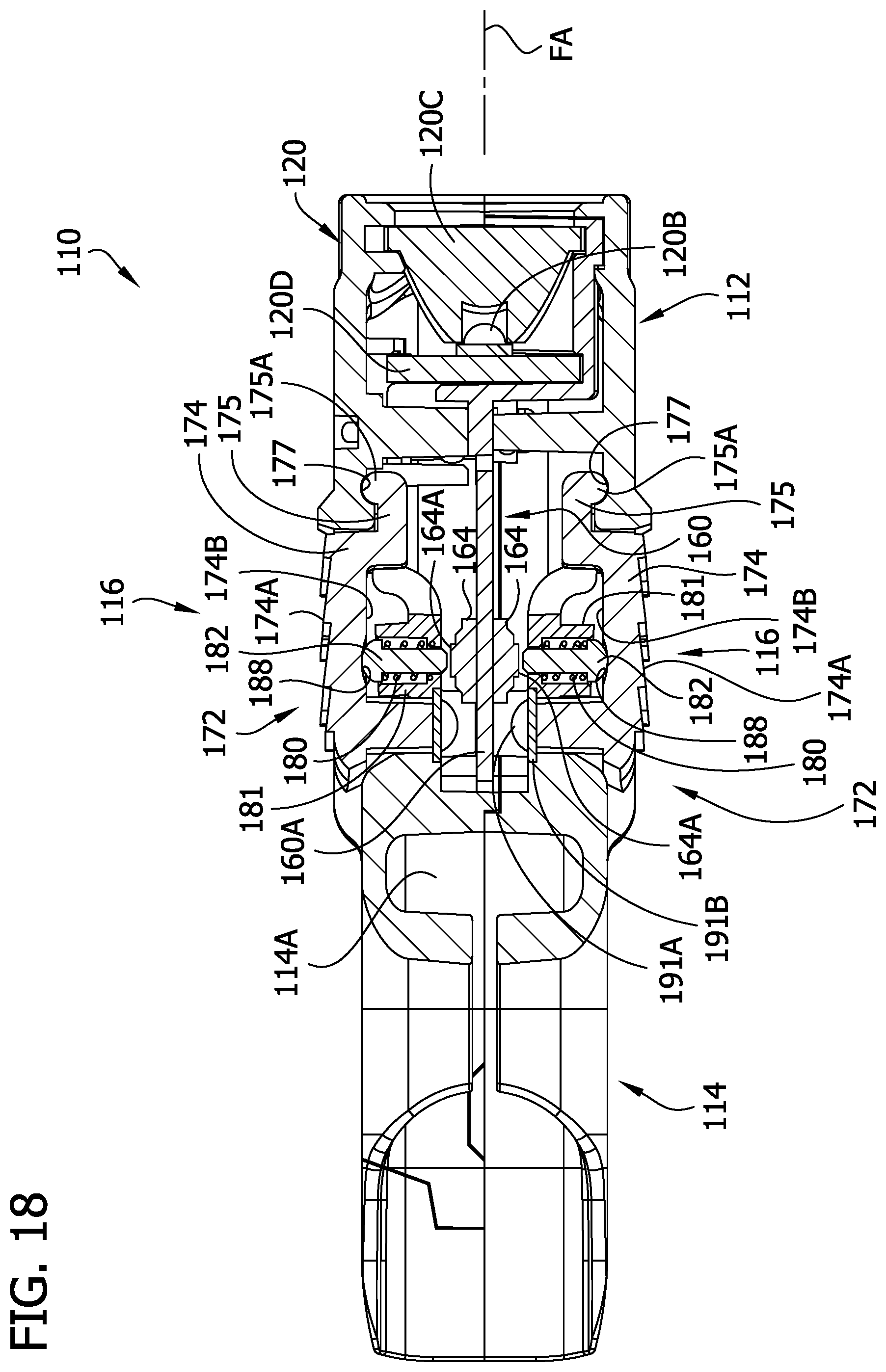 Patent US12422220 Figure 18 – Electronic firearm accessory with light source