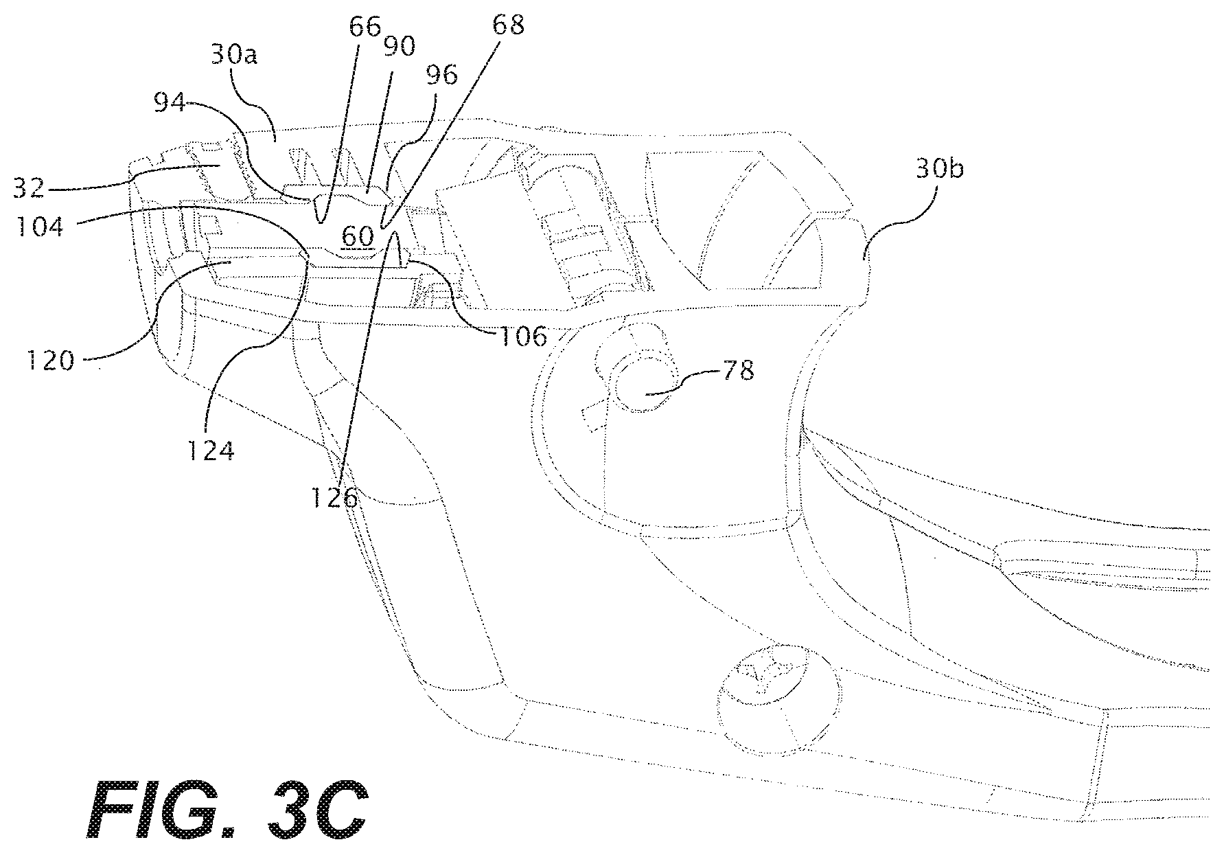 Patent US12422221 Figure 3 – Firearm laser sight alignment assembly