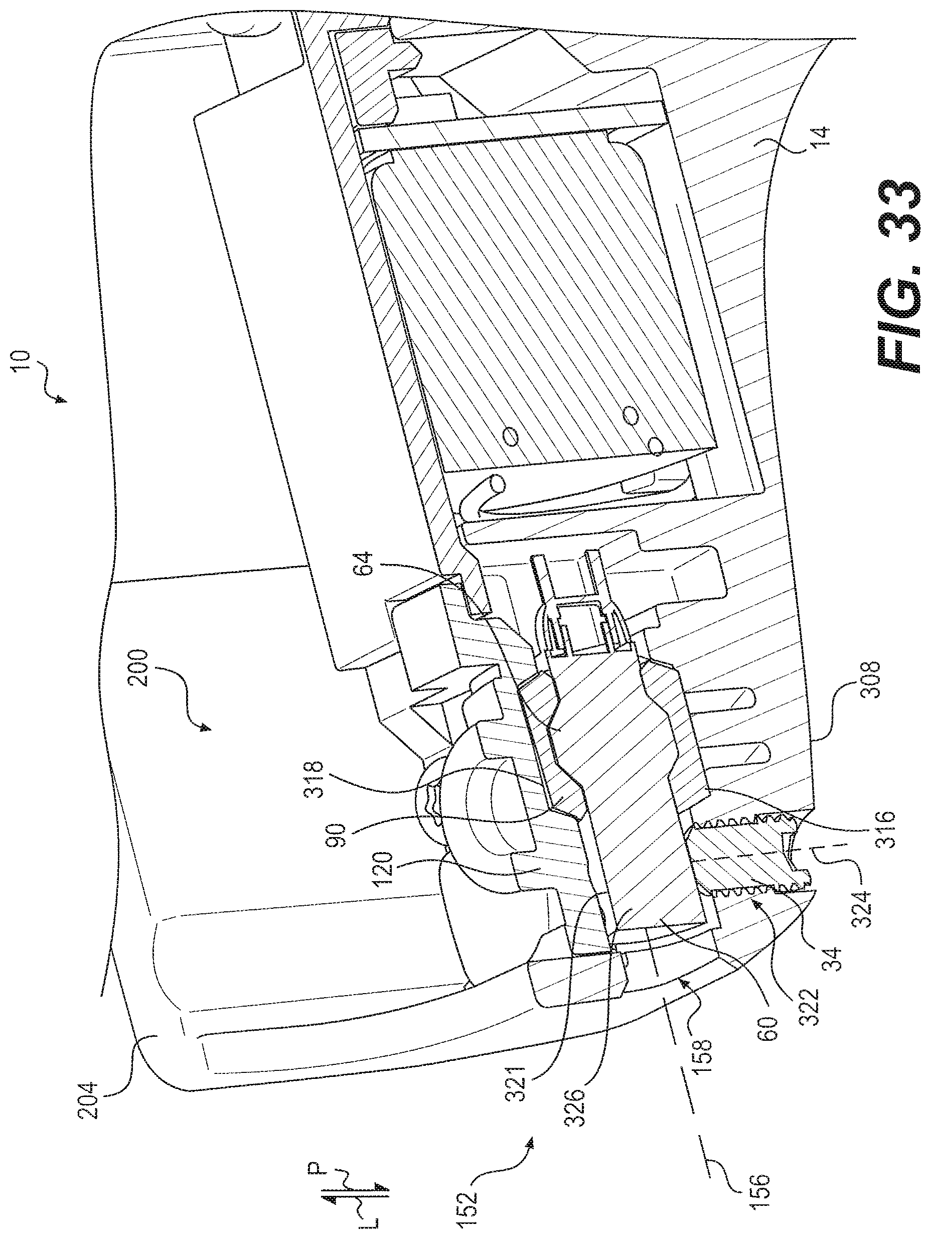 Patent US12422221 Figure 13 – Firearm laser sight alignment assembly