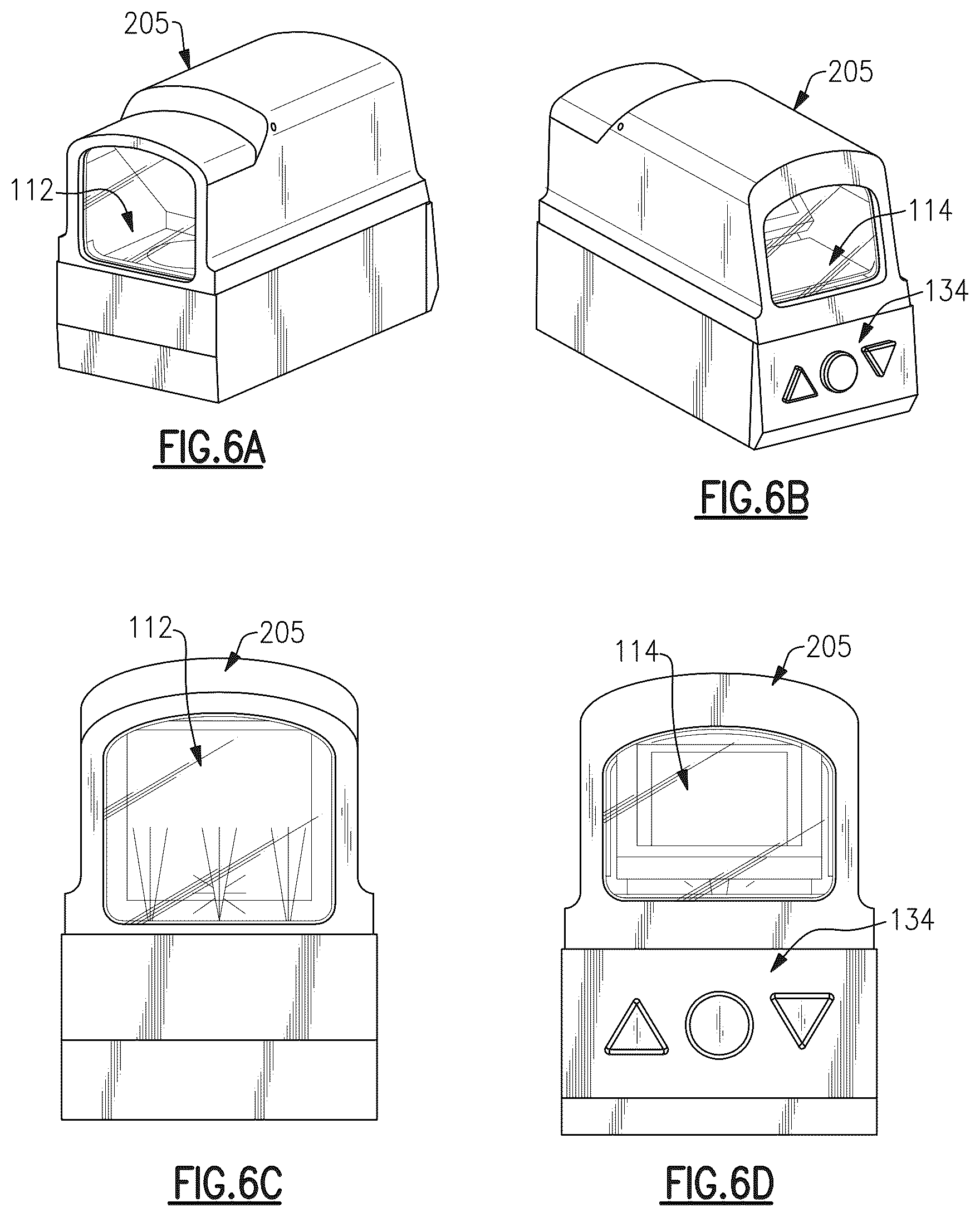 Patent US12422222 Figure 6 – Weapon system with multi-function single-view scope