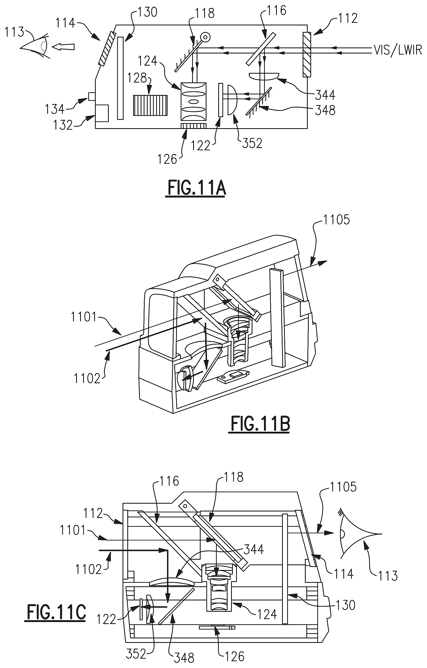 Patent US12422222 Figure 10 – Weapon system with multi-function single-view scope