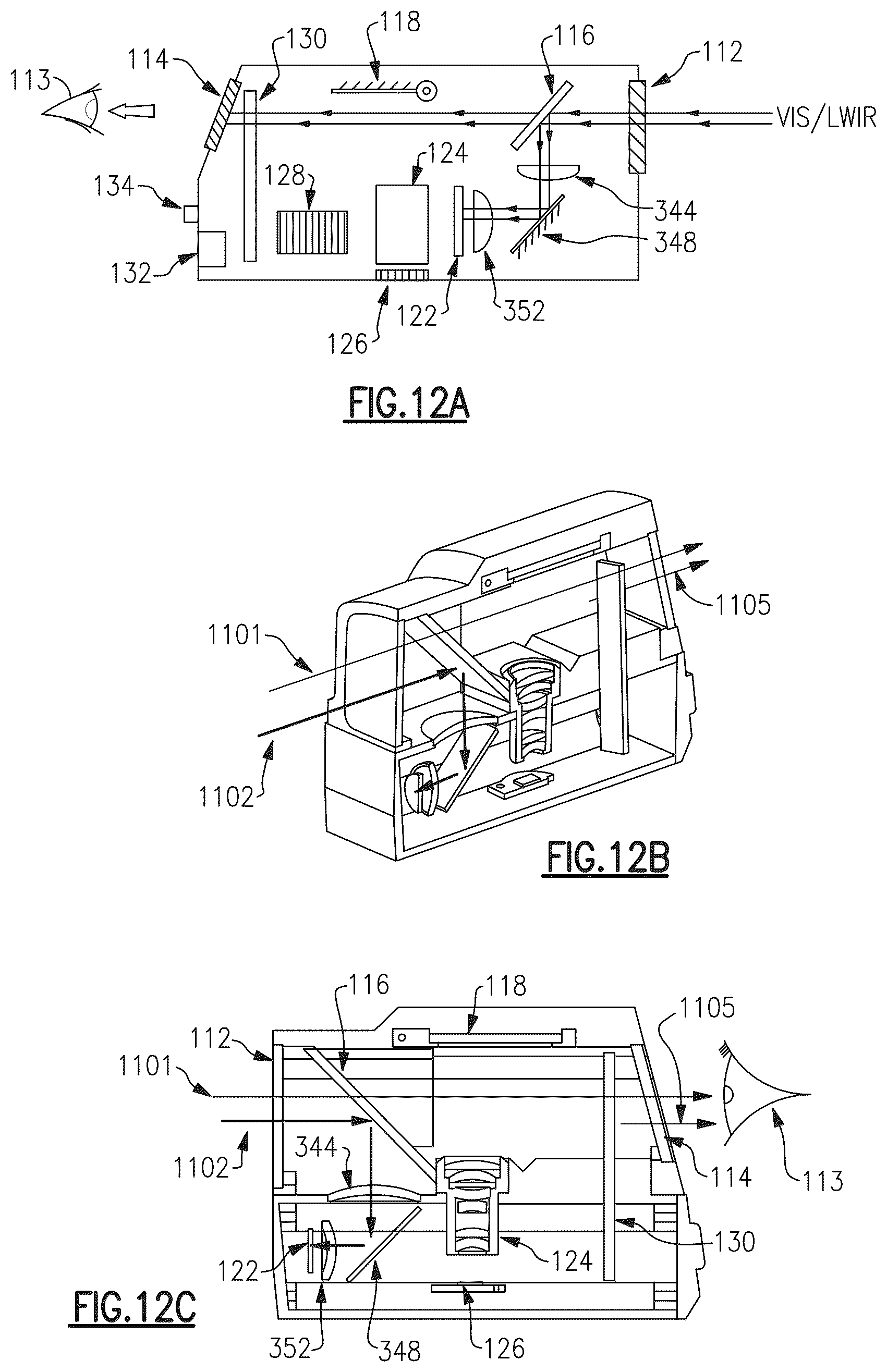 Patent US12422222 Figure 11 – Weapon system with multi-function single-view scope