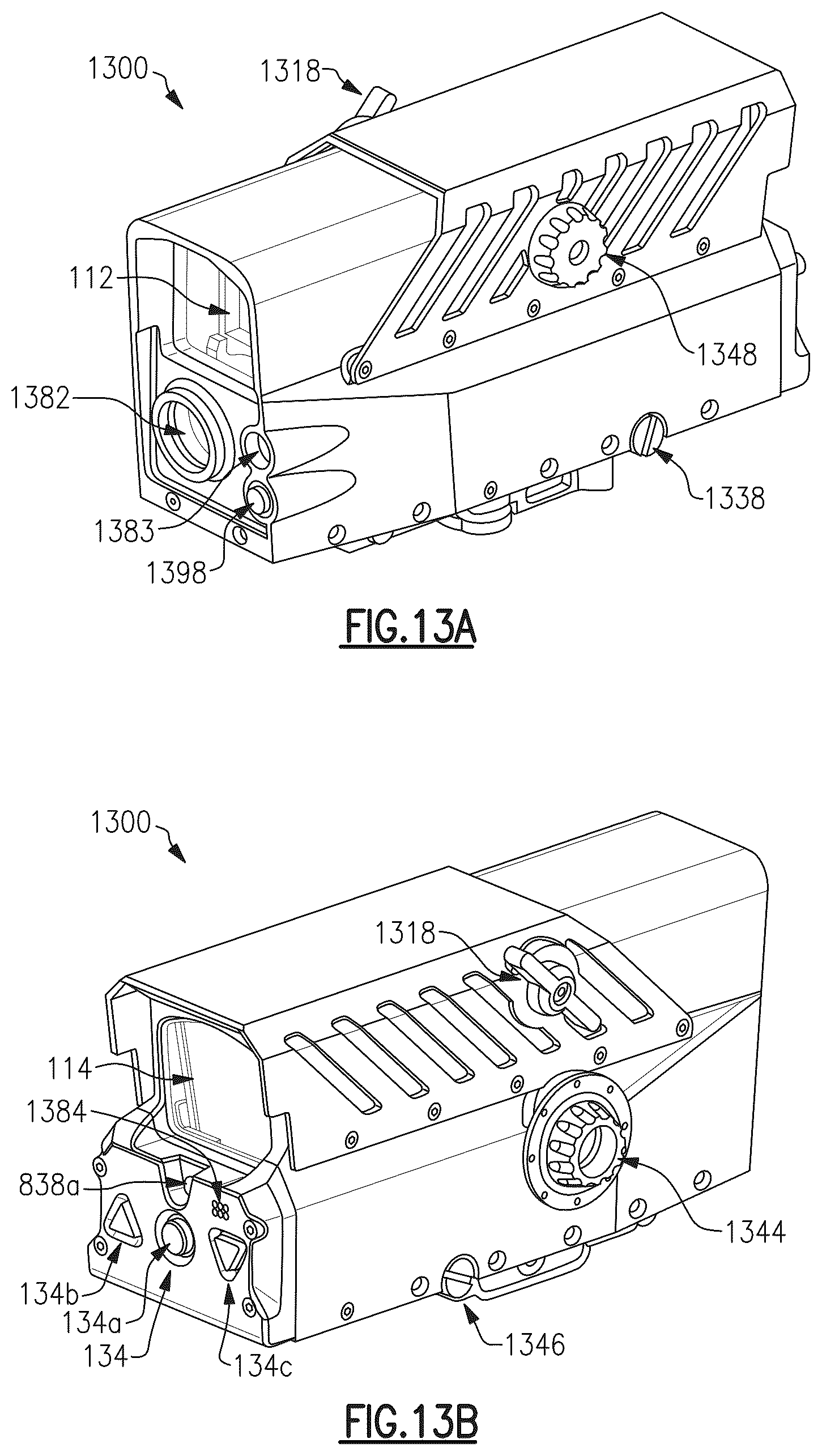 Patent US12422222 Figure 12 – Weapon system with multi-function single-view scope