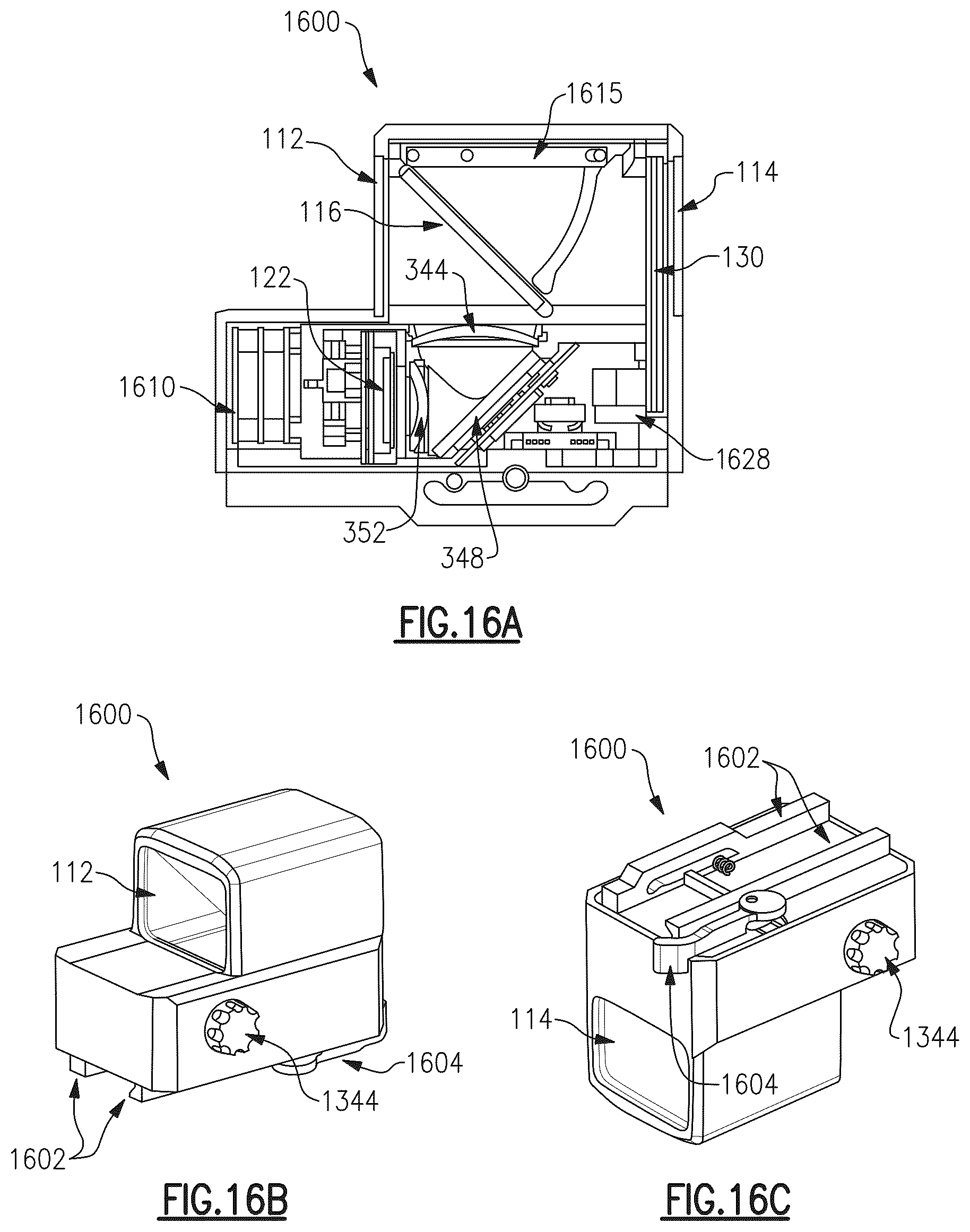 Patent US12422222 Figure 16 – Weapon system with multi-function single-view scope