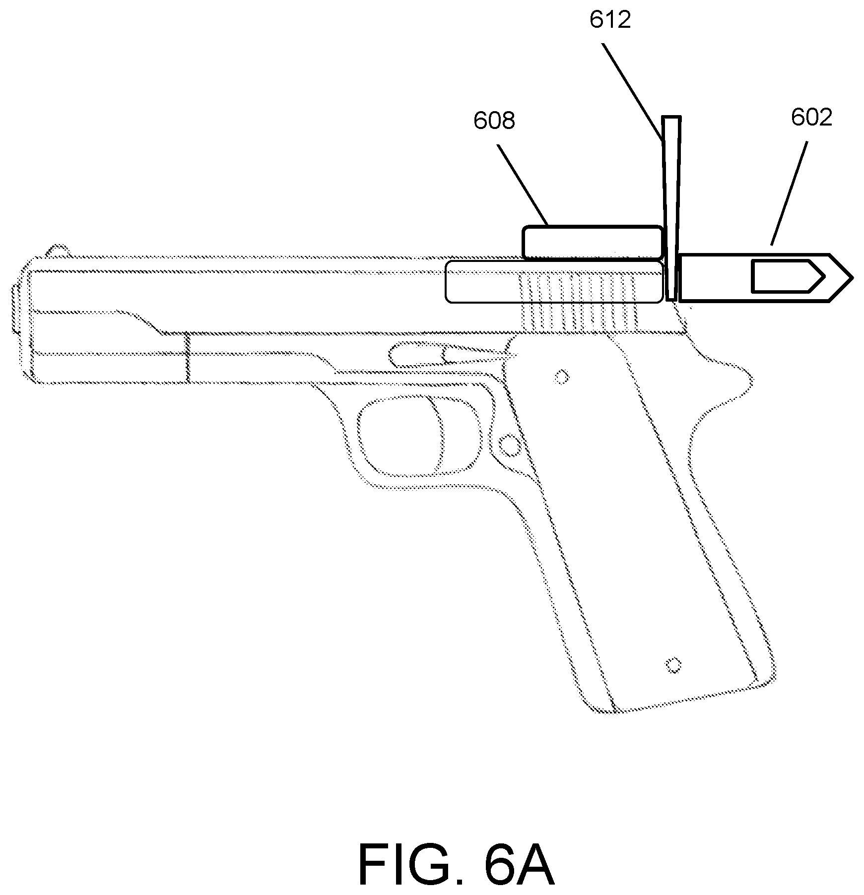 Patent US12422223 Figure 7 – Guidance attachment for firearm