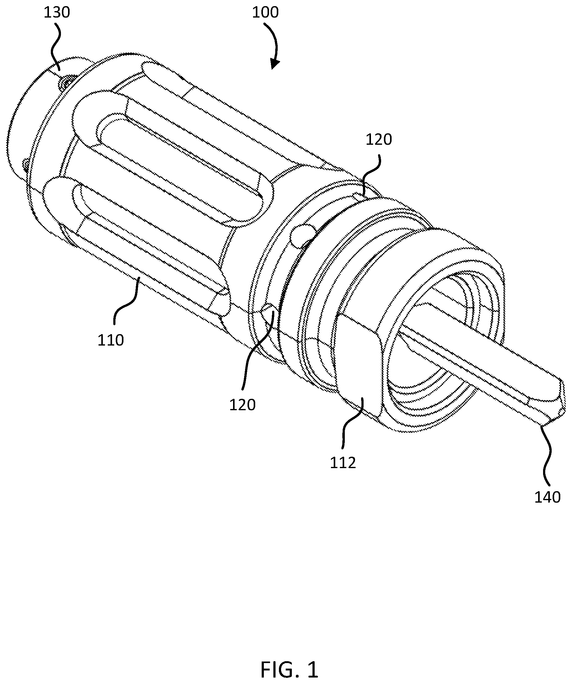 Patent US12422224 Figure 1 – Shooting simulation device for pneumatic guns