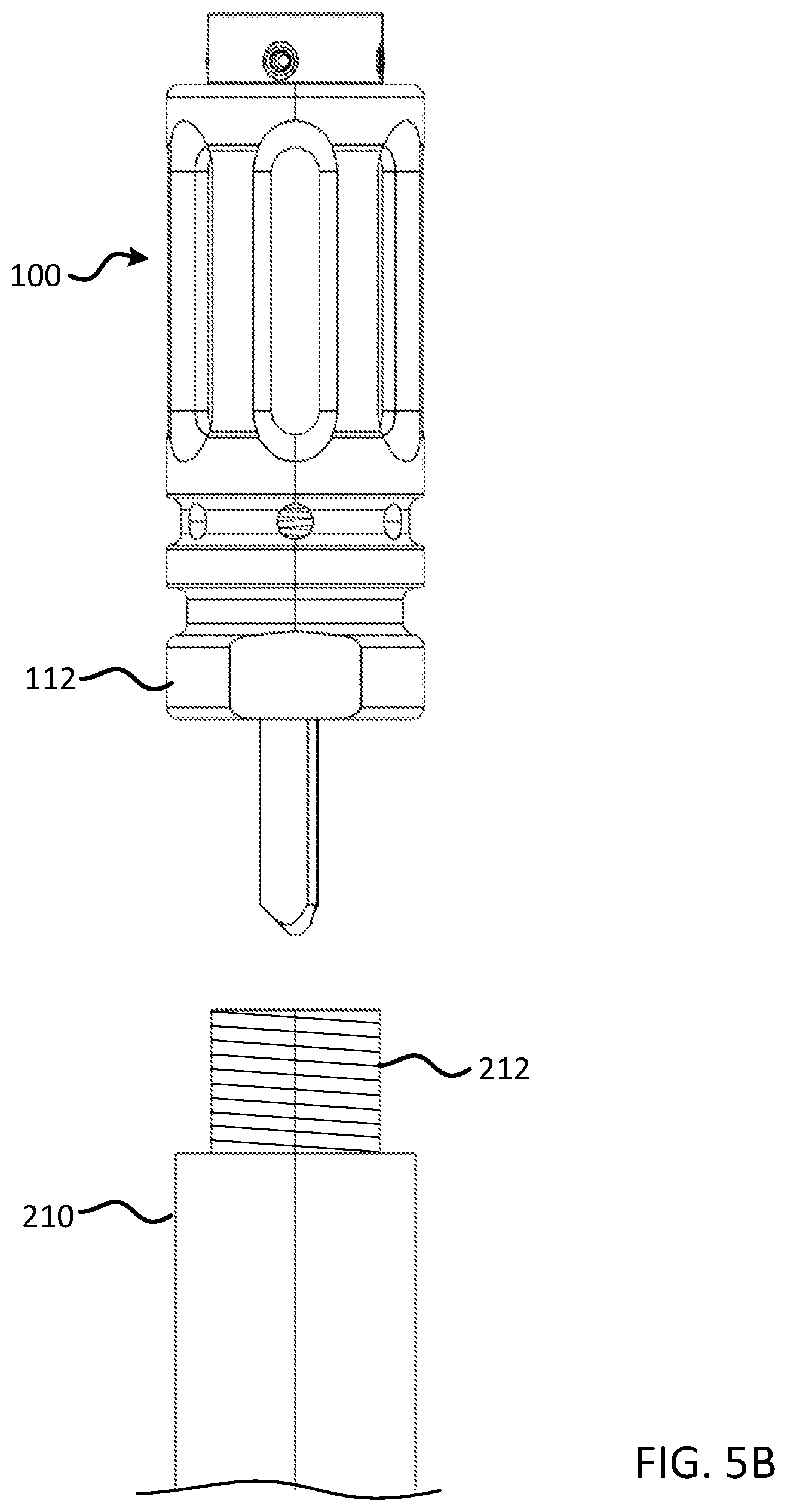 Patent US12422224 Figure 5 – Shooting simulation device for pneumatic guns