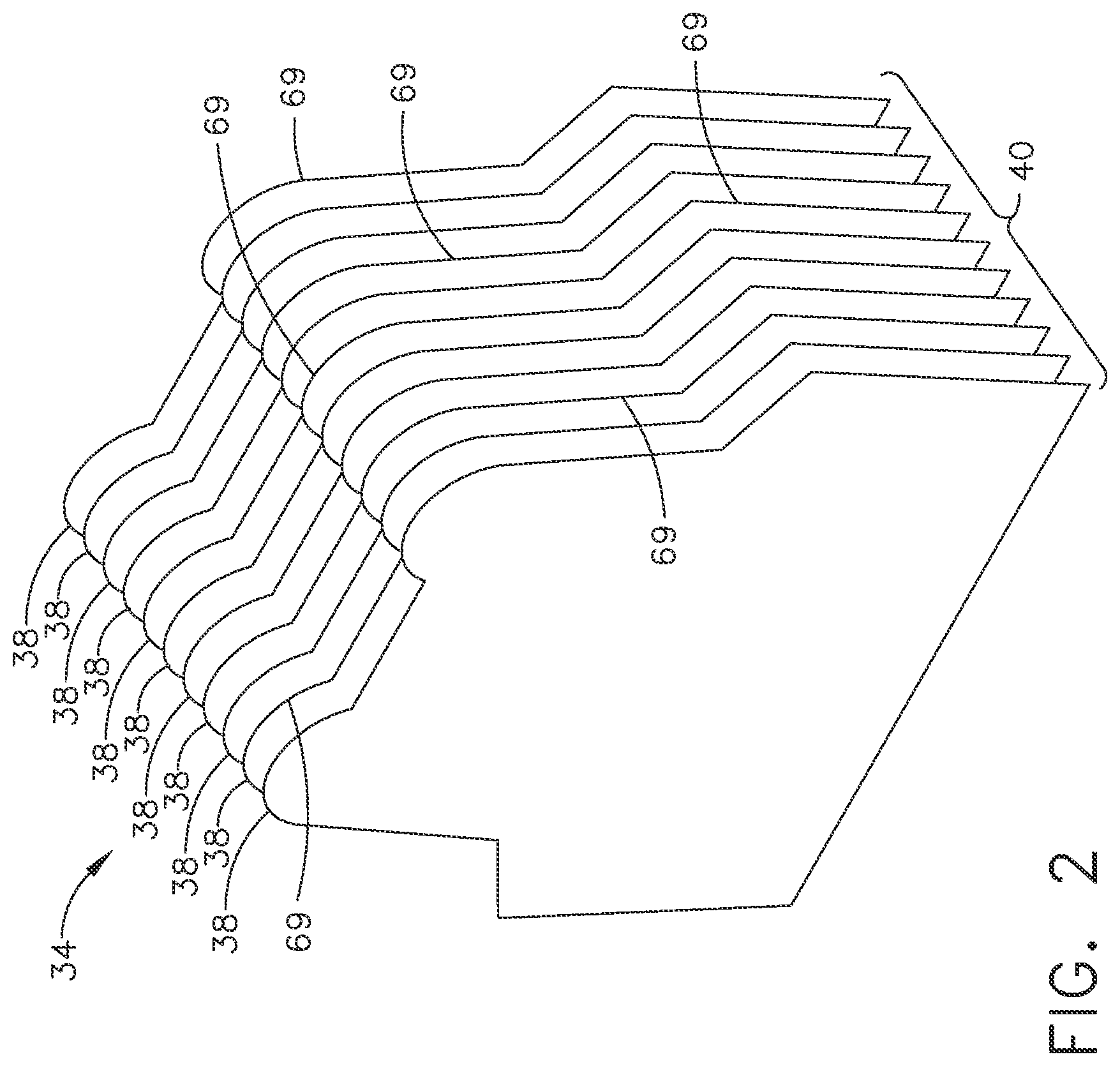 Patent US12422226 Figure 2 – Ballistic resistant panel edge enhanced integrity
