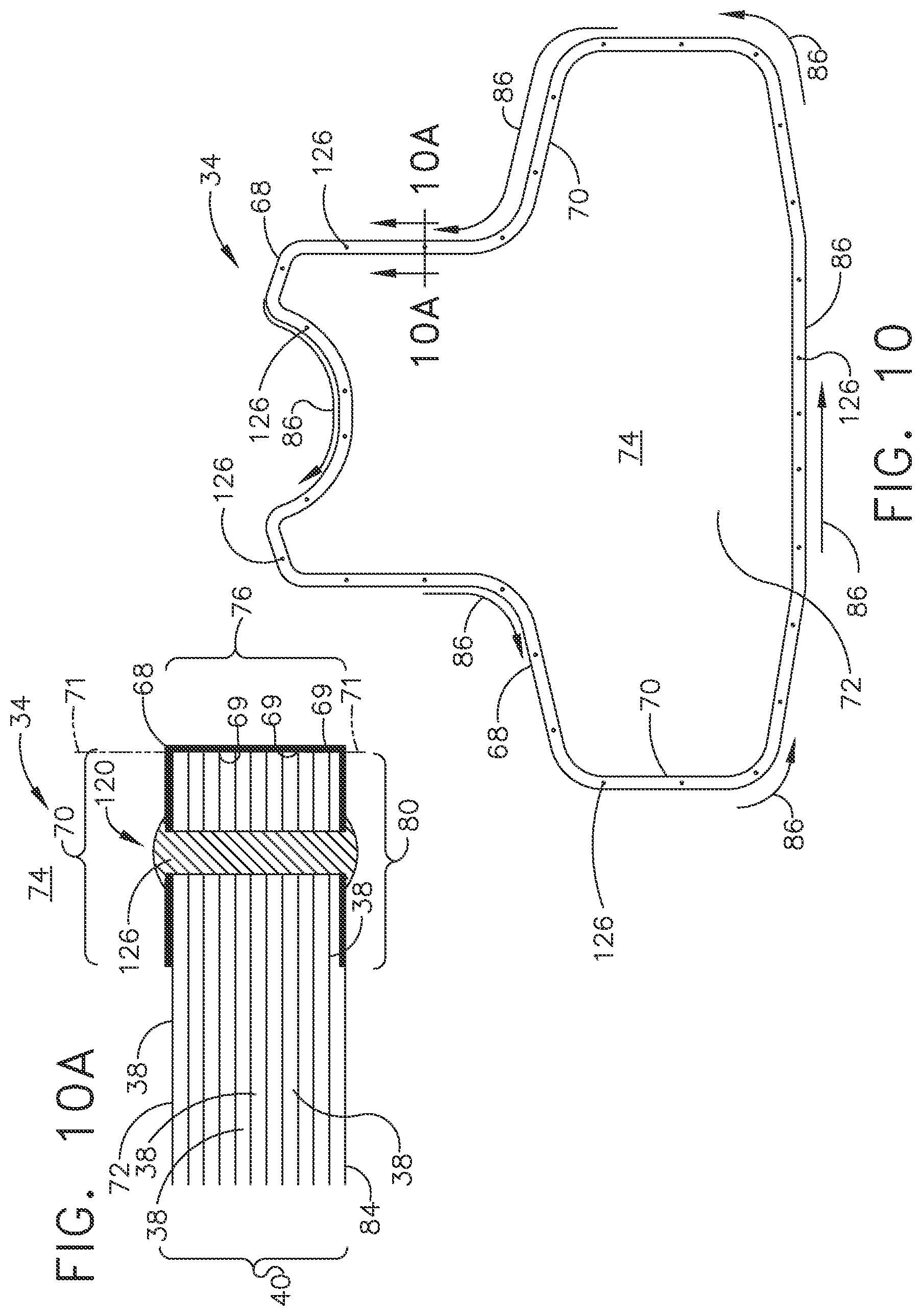 Patent US12422226 Figure 9 – Ballistic resistant panel edge enhanced integrity