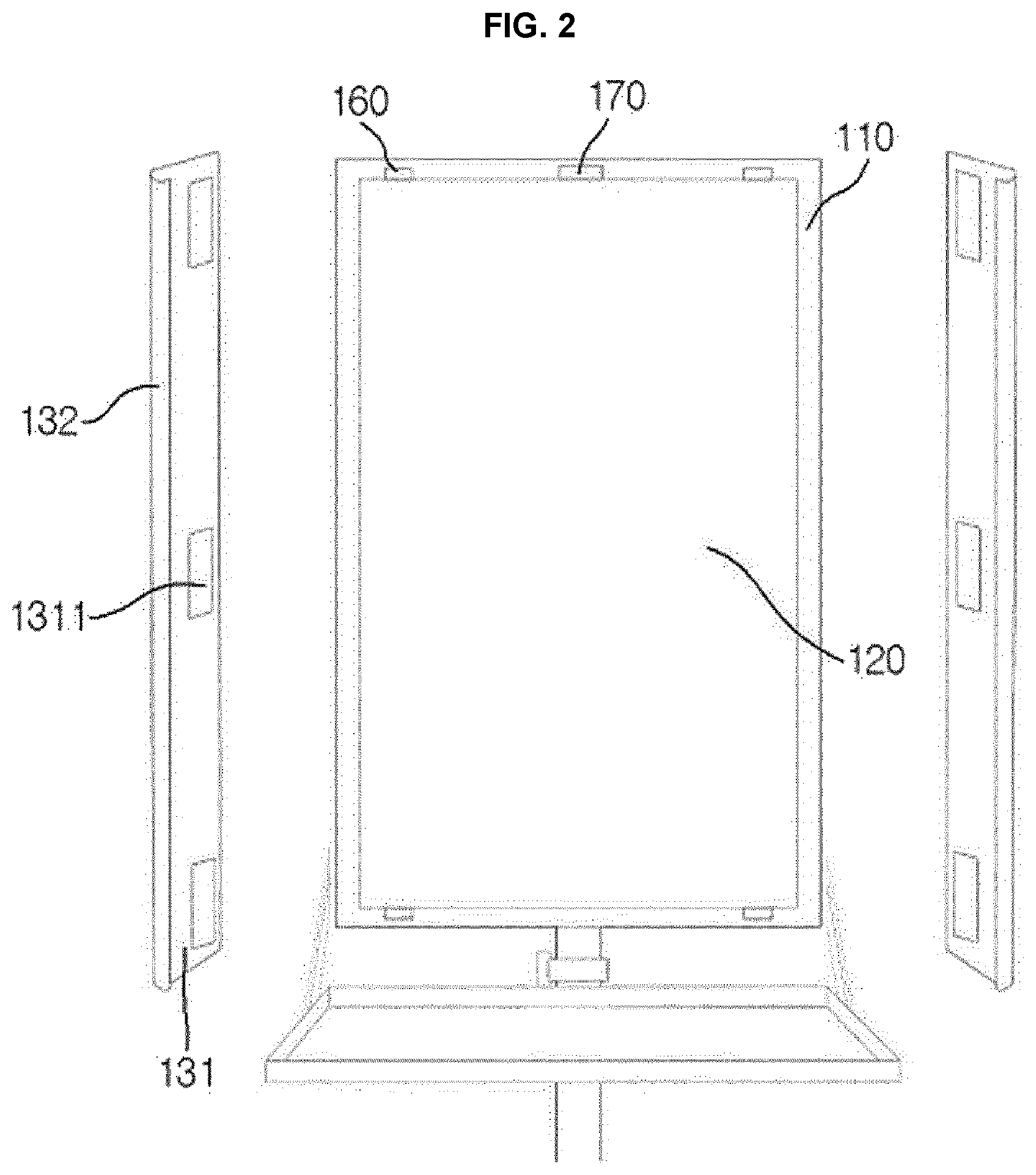Patent US12422228 Figure 2 – Monitor device having bullet dispersion prevention function for shooting game