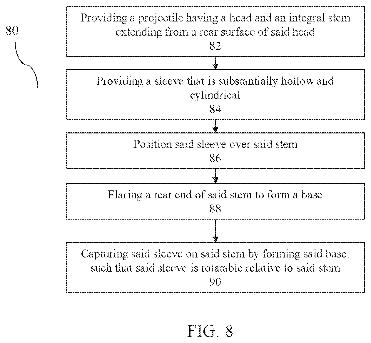Patent US12422231 Figure 9 – Spinning projectile