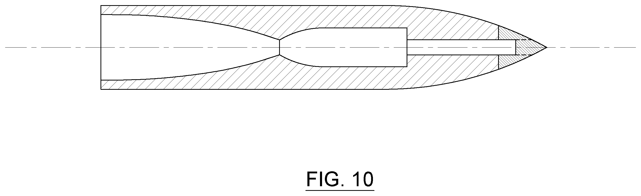 Patent US12422232 Figure 6 – Bullet system with multiple drag-reducing capabilities