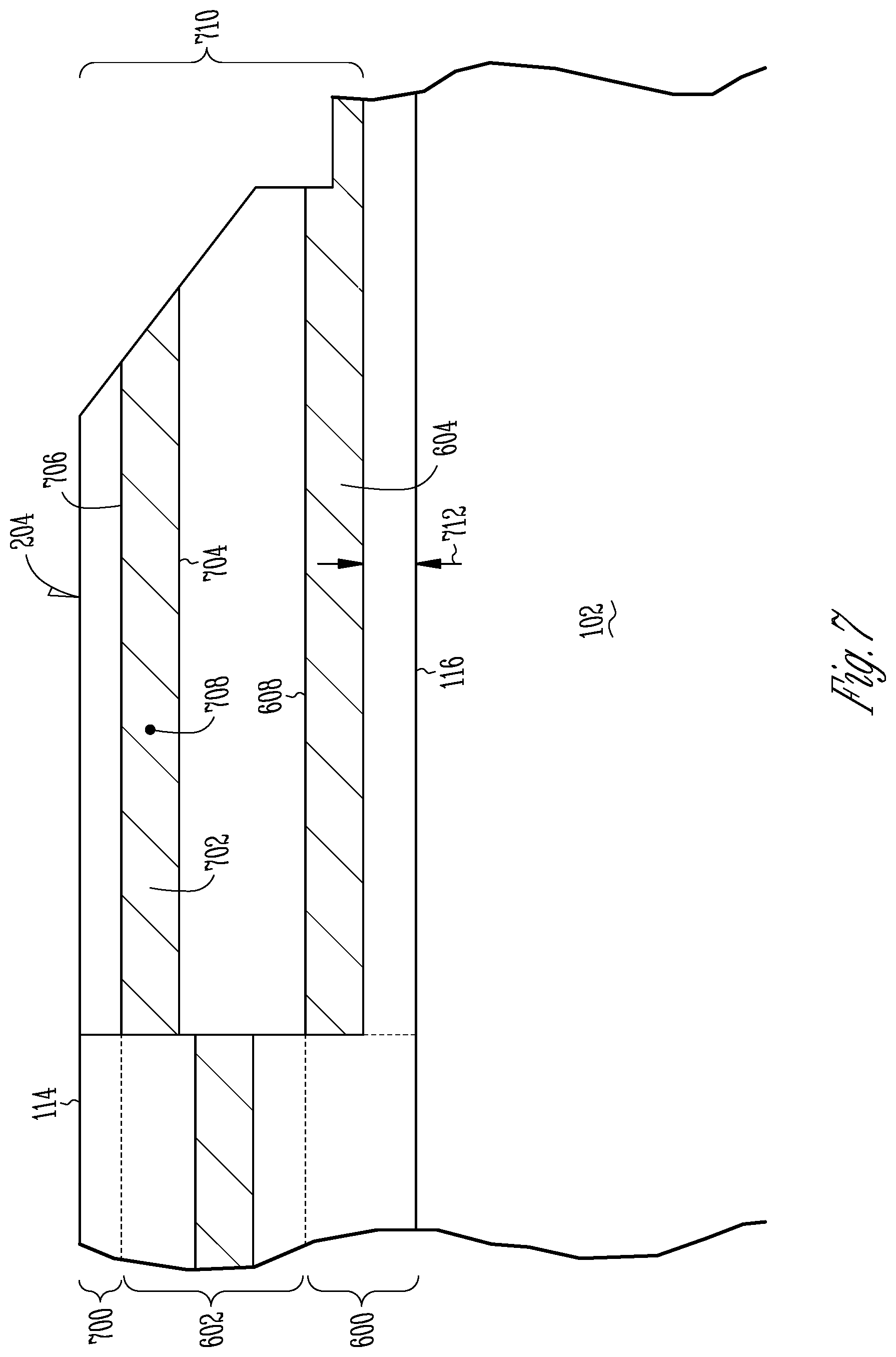 Patent US12422234 Figure 7 – Integrated driving band obturator for artillery