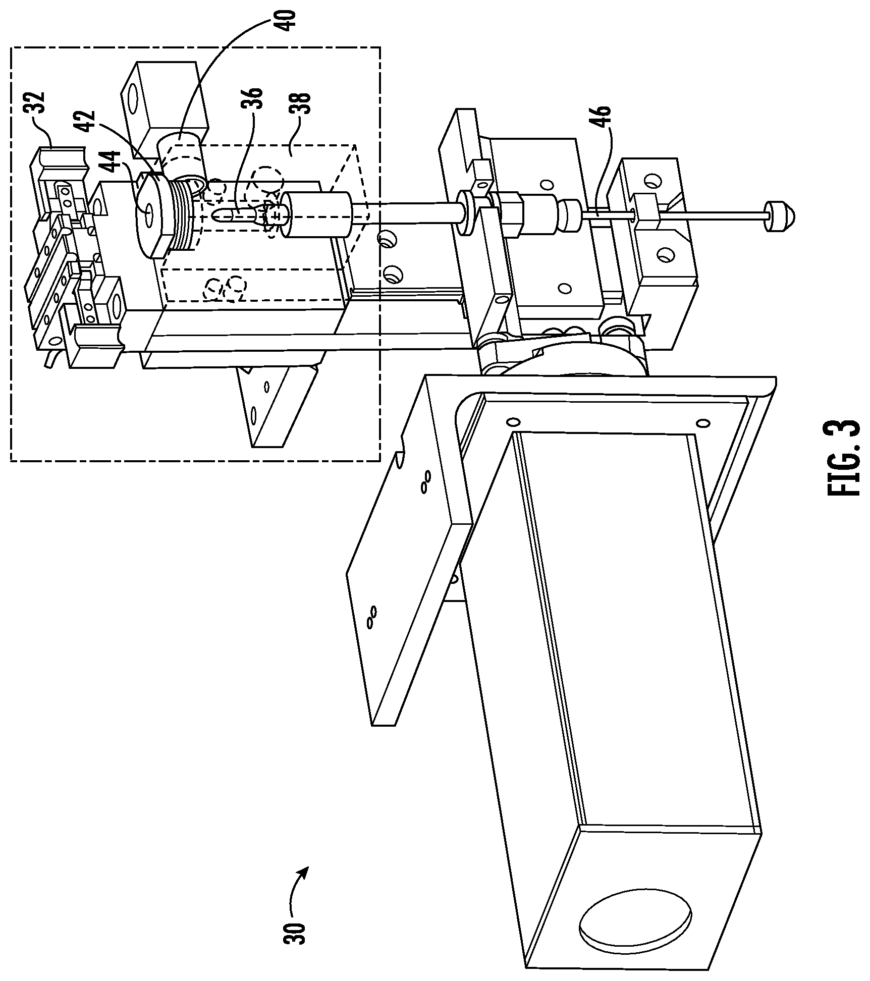 Patent US12422235 Figure 2 – Optical spectrum light-curable cartridge case sealant method and apparatus