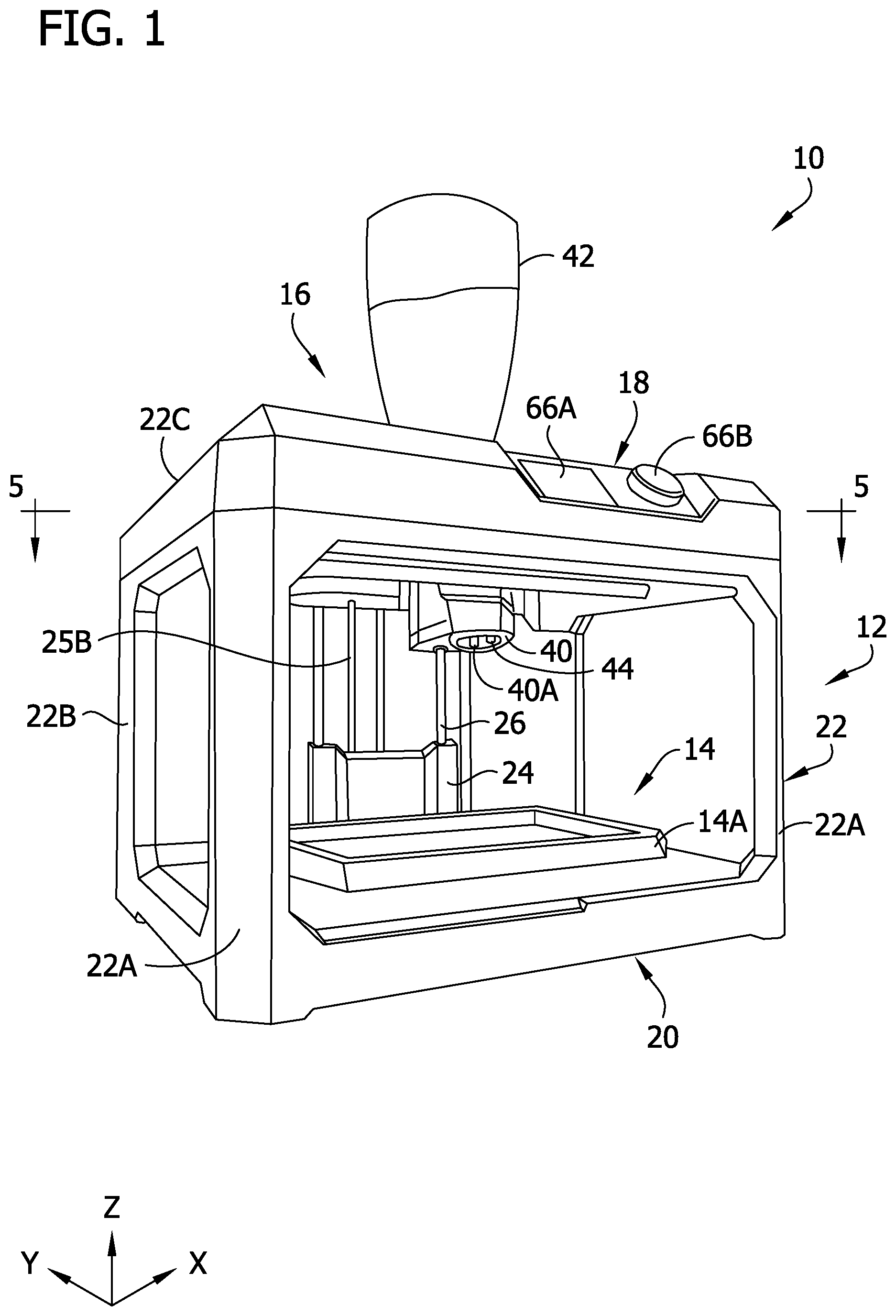 Patent US12422236 Figure 1 – Dispenser for firearm ammunition powder