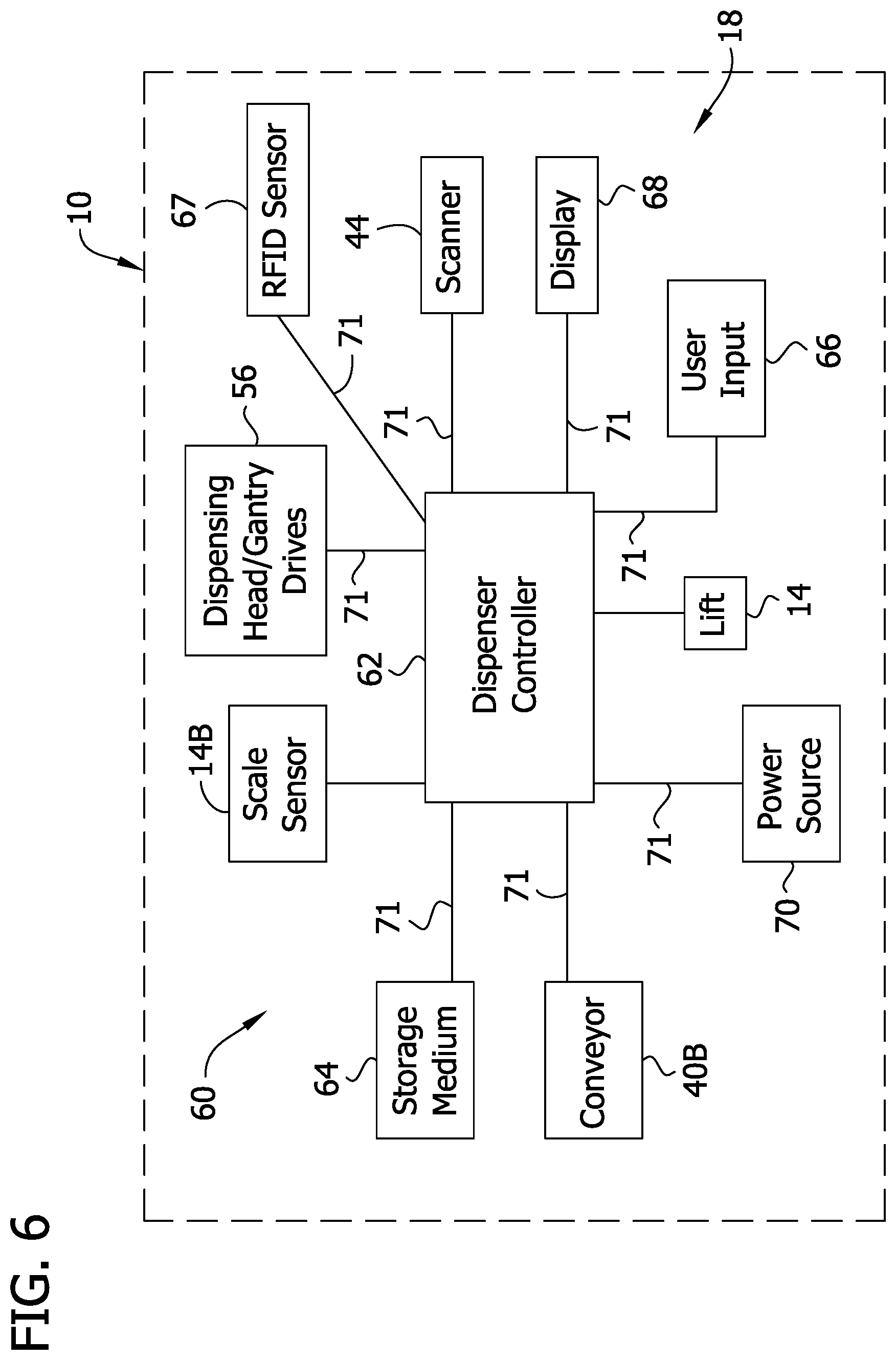 Patent US12422236 Figure 6 – Dispenser for firearm ammunition powder